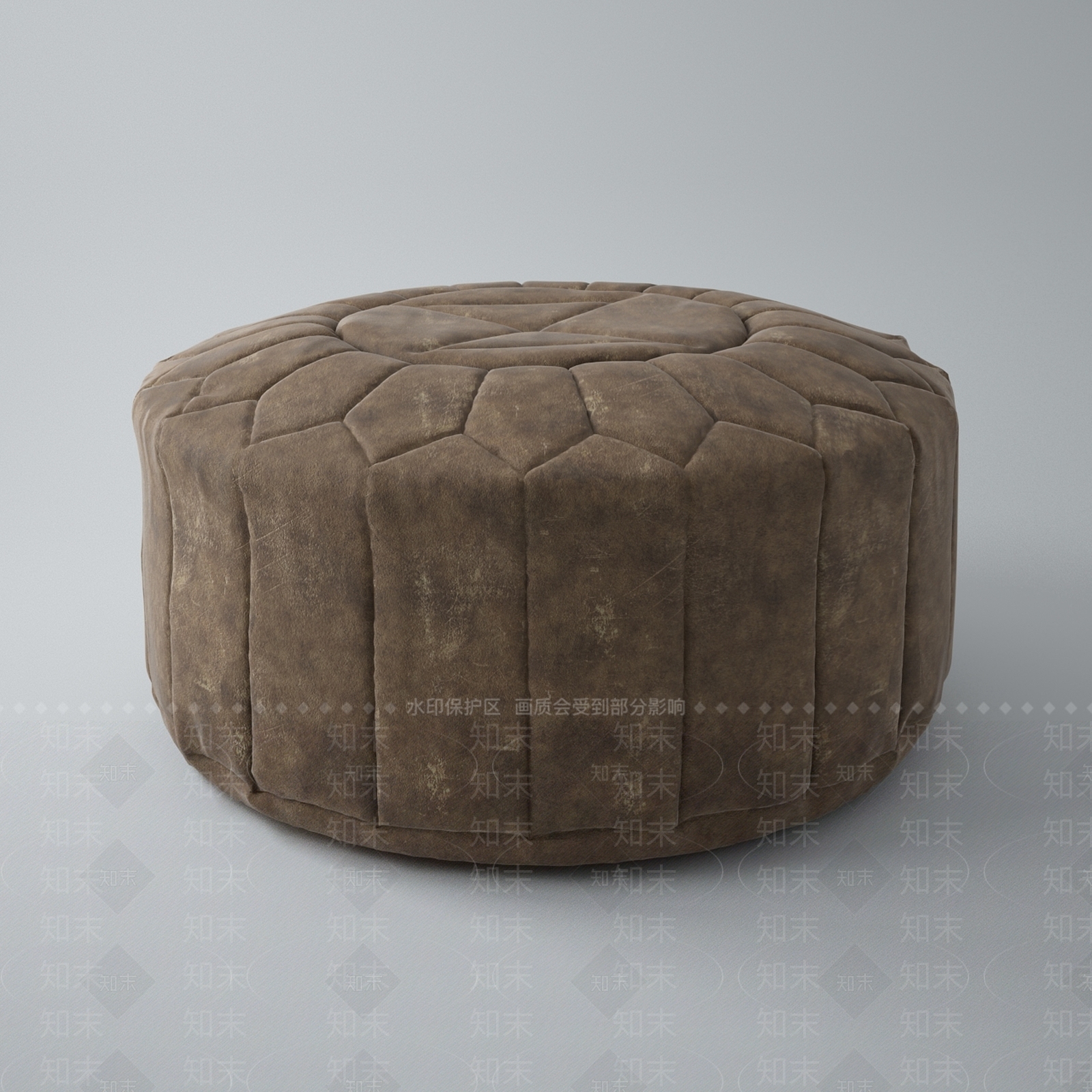 现代意式沙发凳3D模型下载【ID:1192122016】