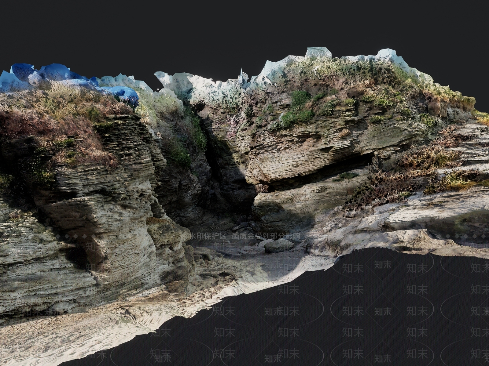 现代山SU模型下载【ID:1192122224】