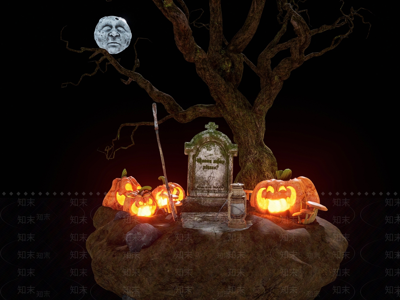 现代雕塑小品SU模型下载【ID:1192124515】