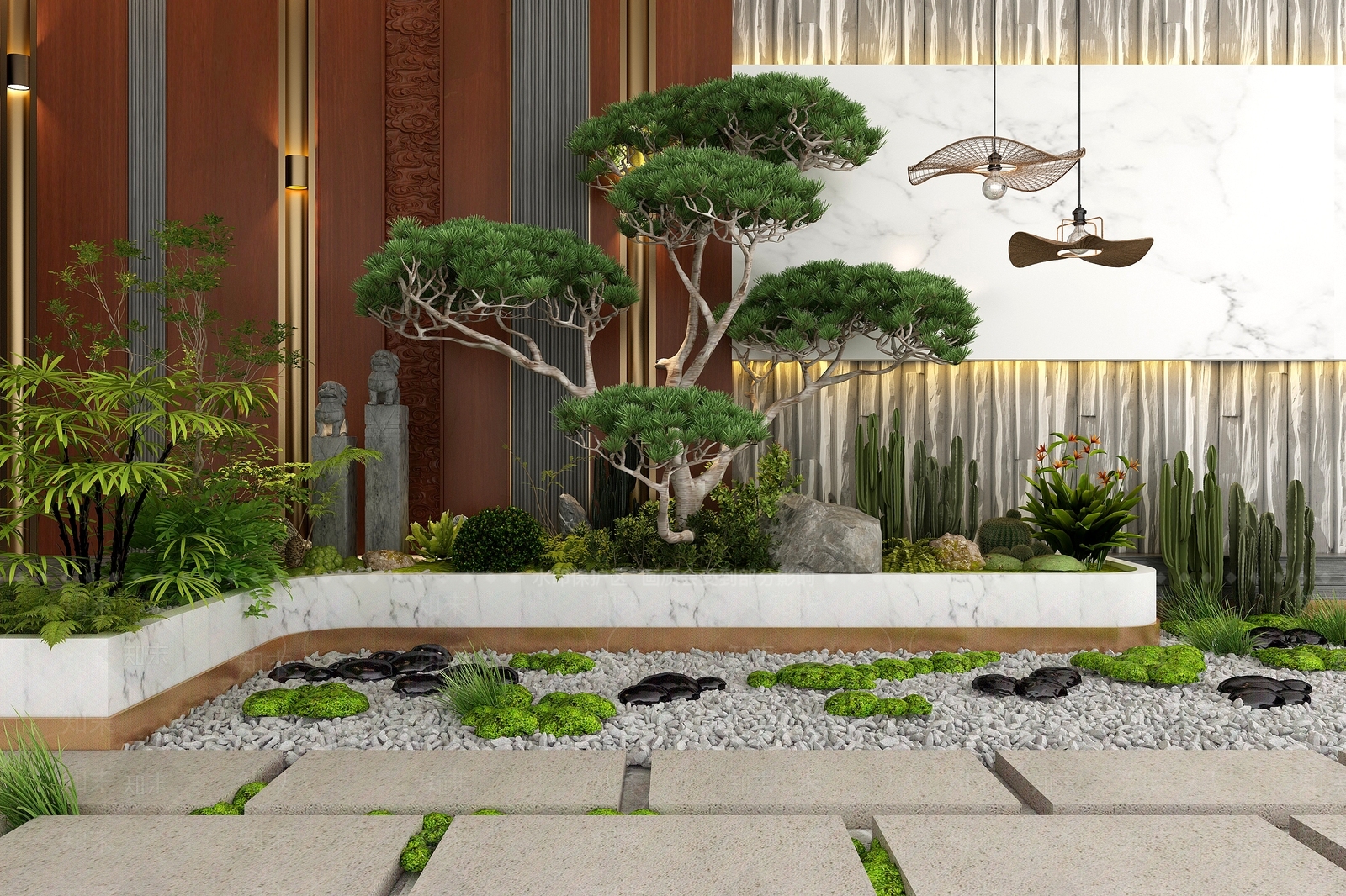 植物堆3D模型下载【ID:1192126765】
