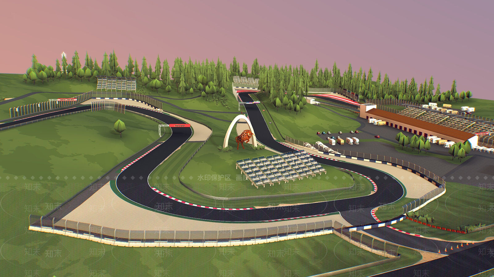 现代外景3D模型下载【ID:1192128676】