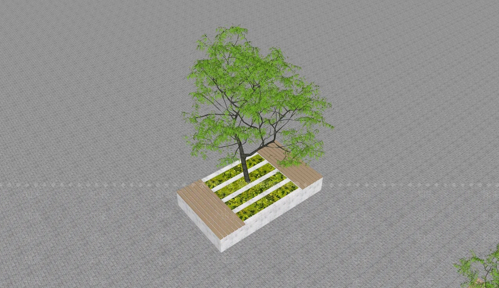 现代景观座椅SU模型下载【ID:1192130269】