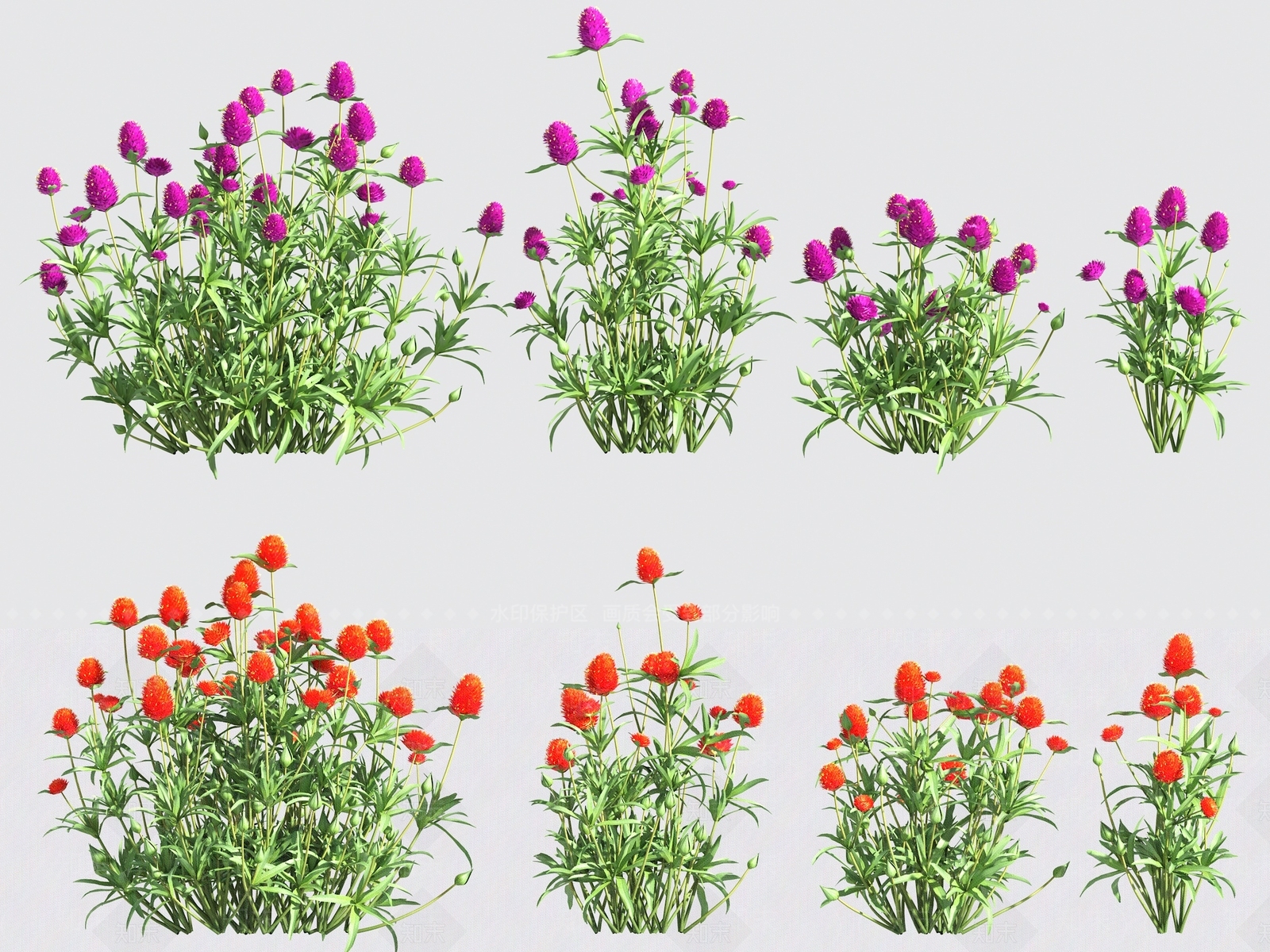 花3D模型下载【ID:1192132595】