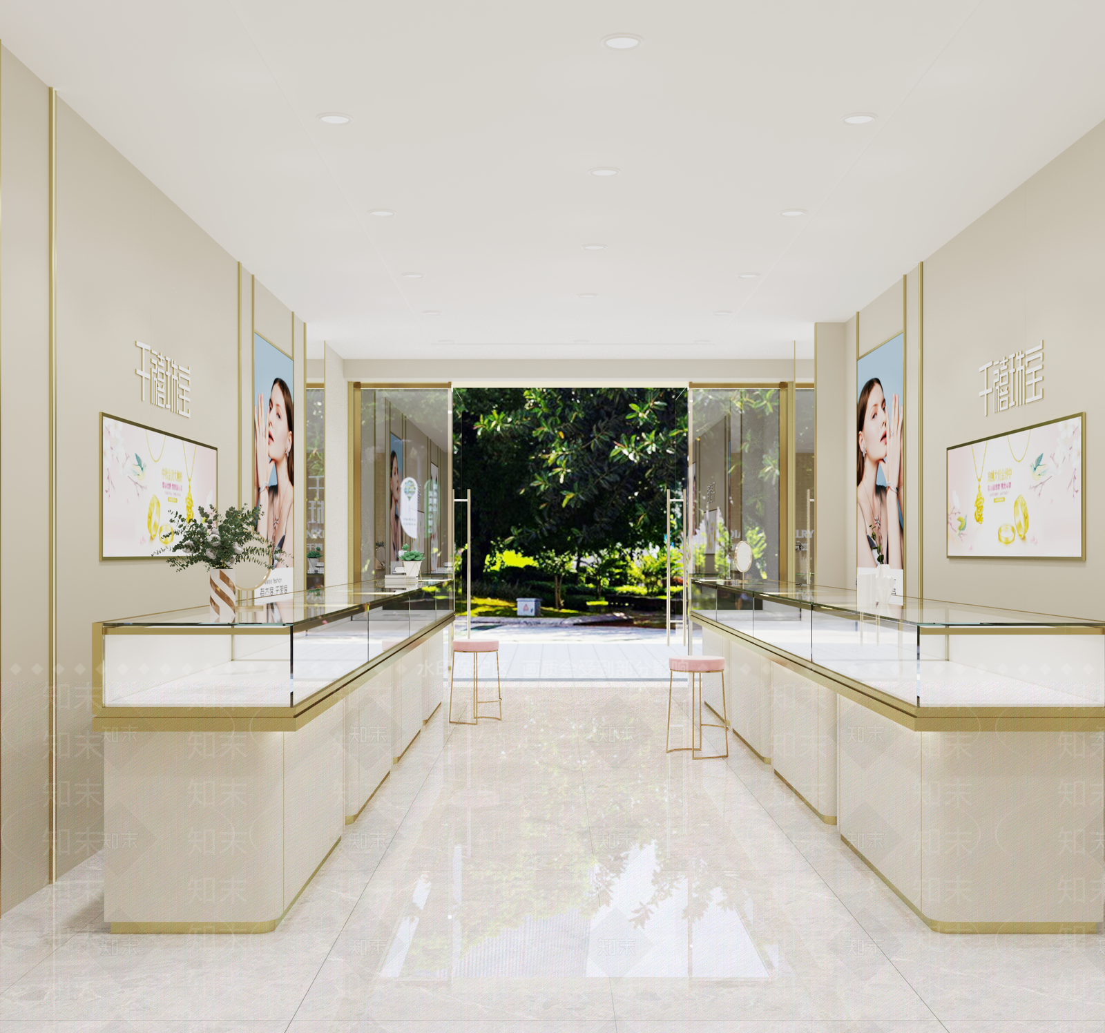现代珠宝店3D模型下载【ID:1192133941】