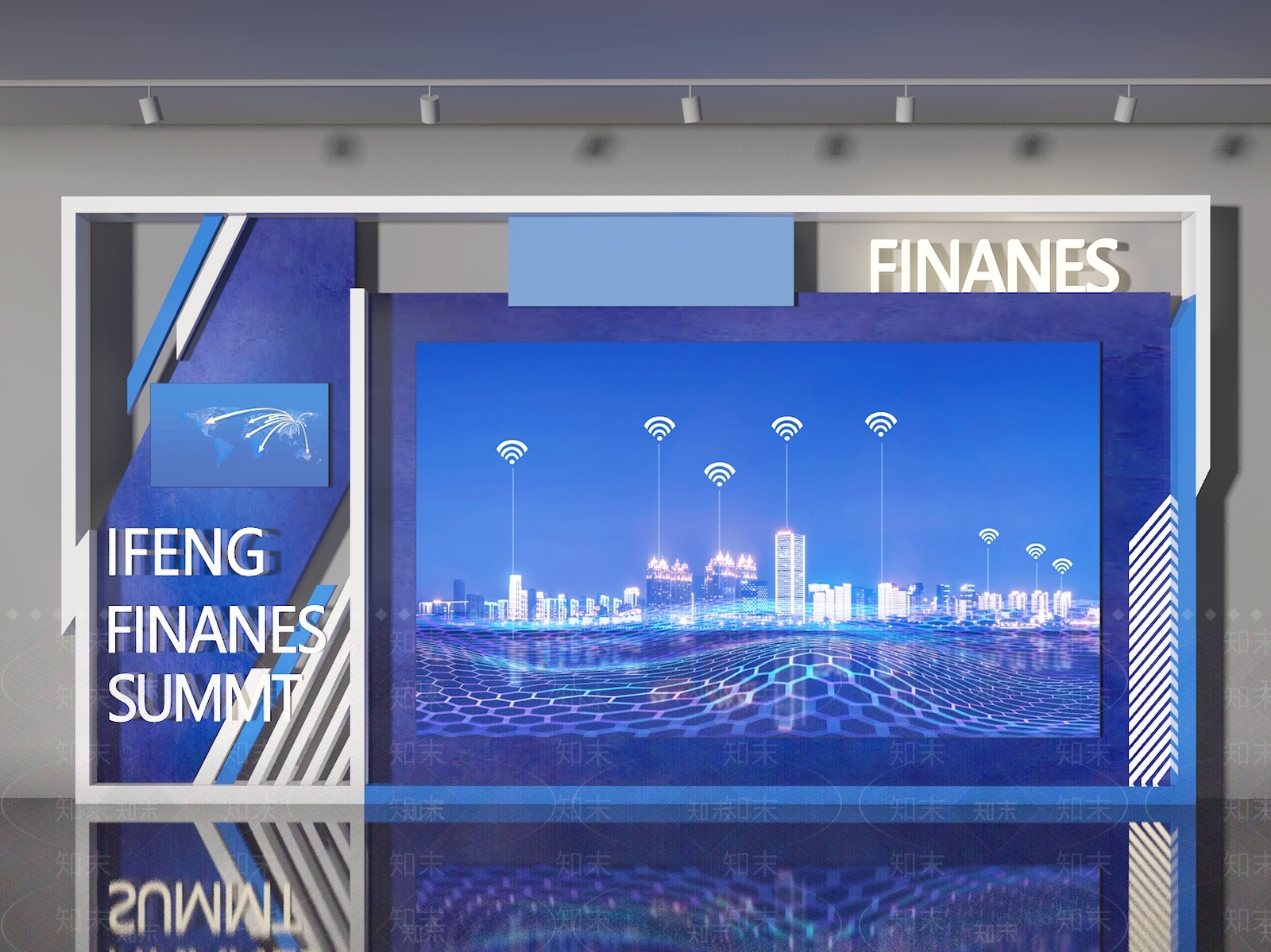 现代美陈3D模型下载【ID:1192138393】
