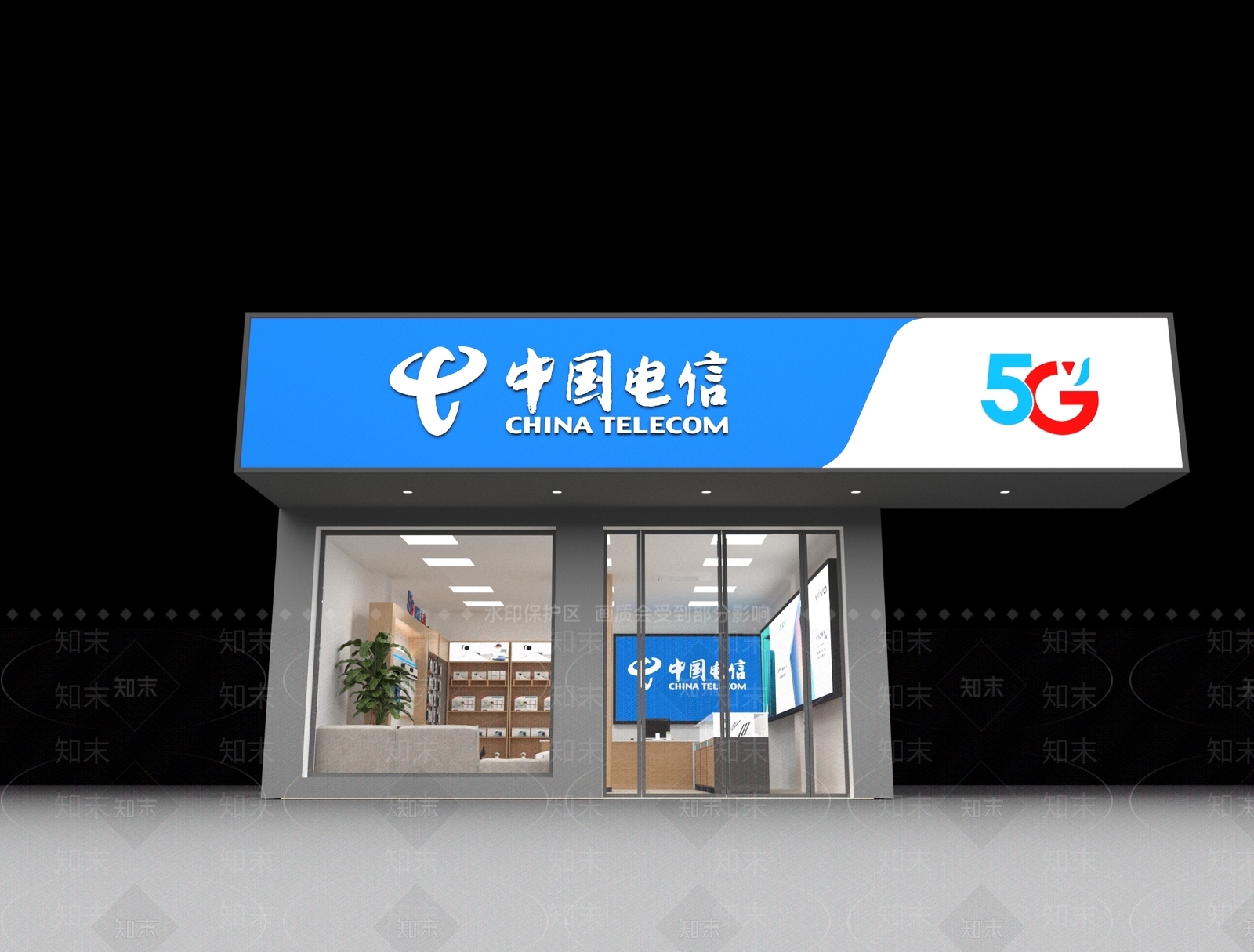 现代其他办公空间3D模型下载【ID:1192140596】