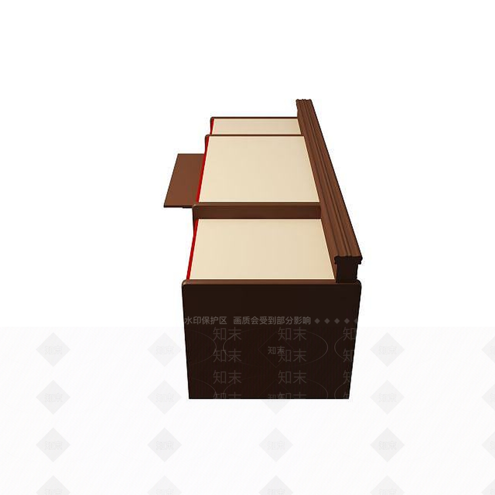 现代书桌3D模型下载【ID:1199351352】