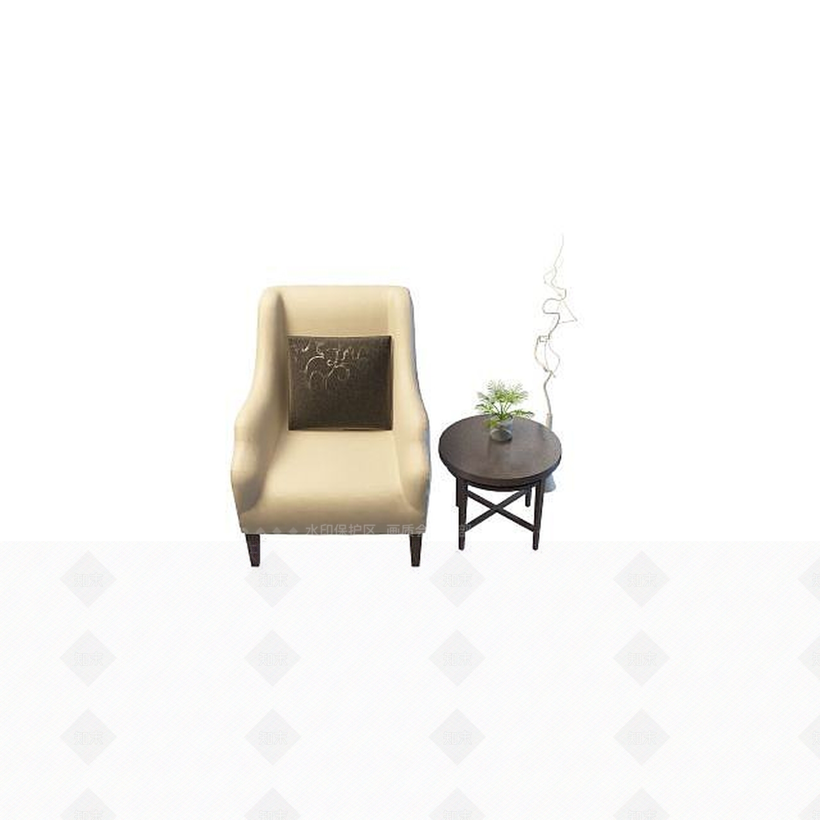 现代书桌椅3D模型下载【ID:1192145507】