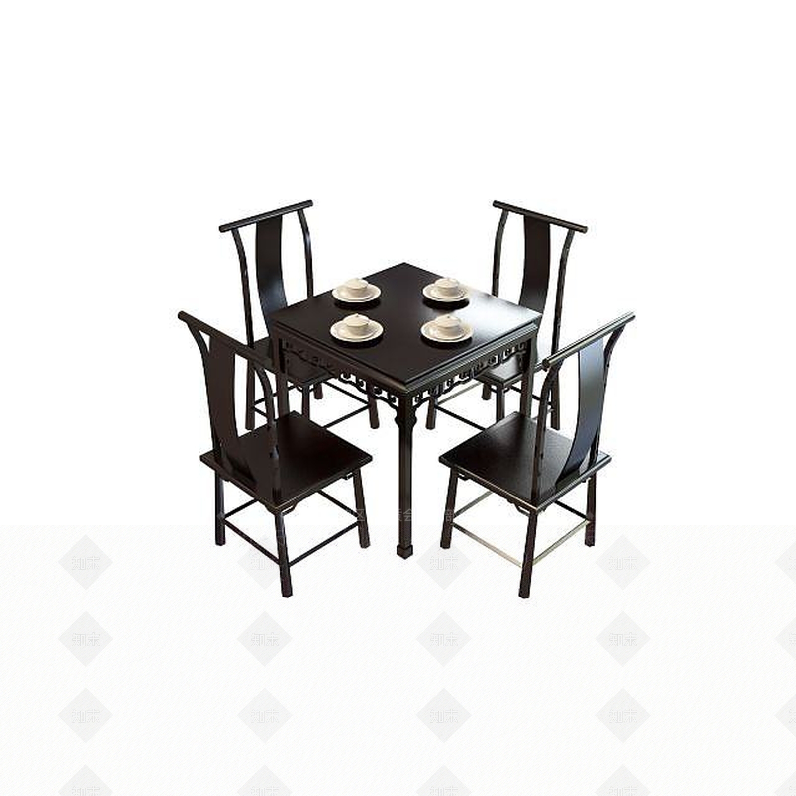 现代书桌椅3D模型下载【ID:1192146286】