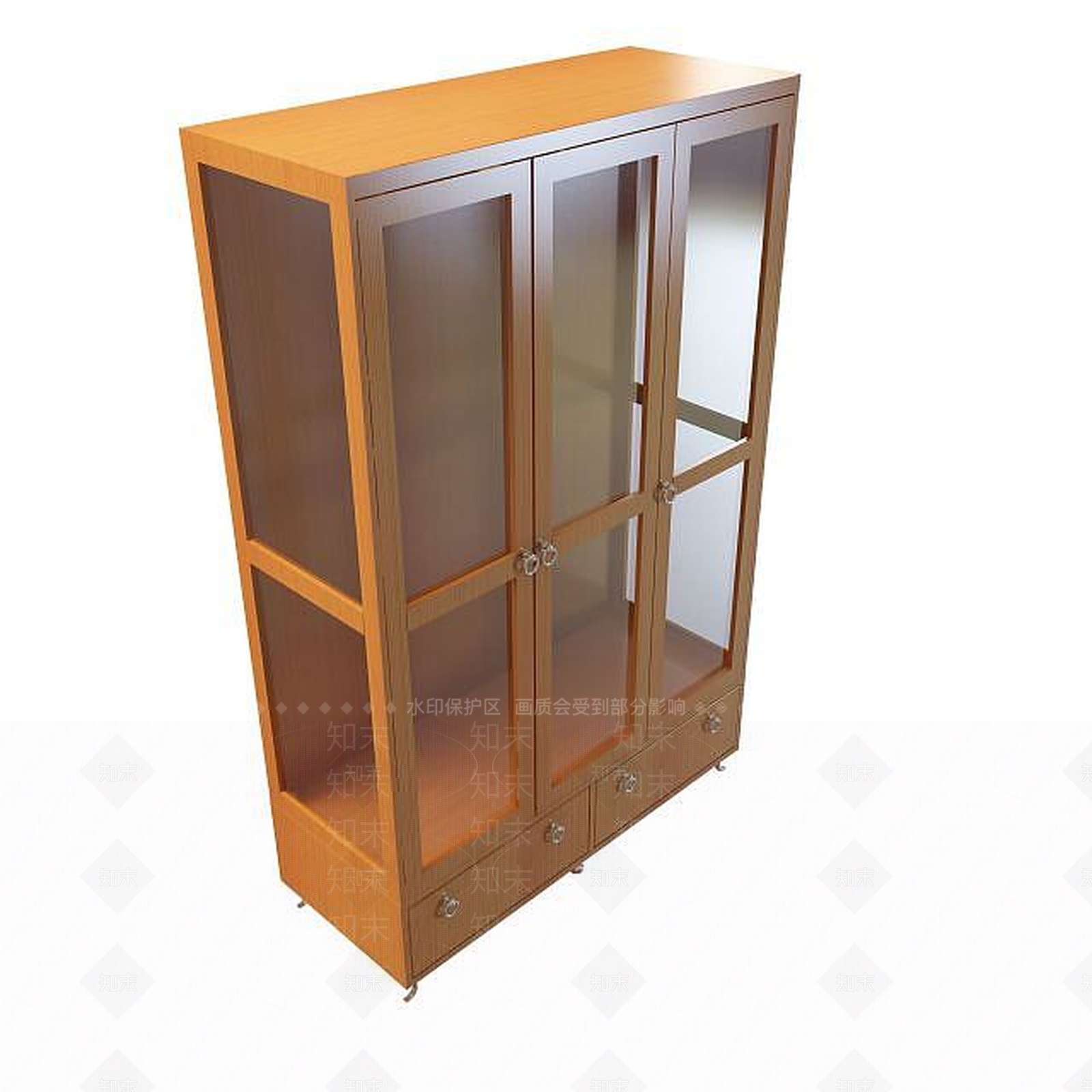 现代衣柜3D模型下载【ID:1192147340】