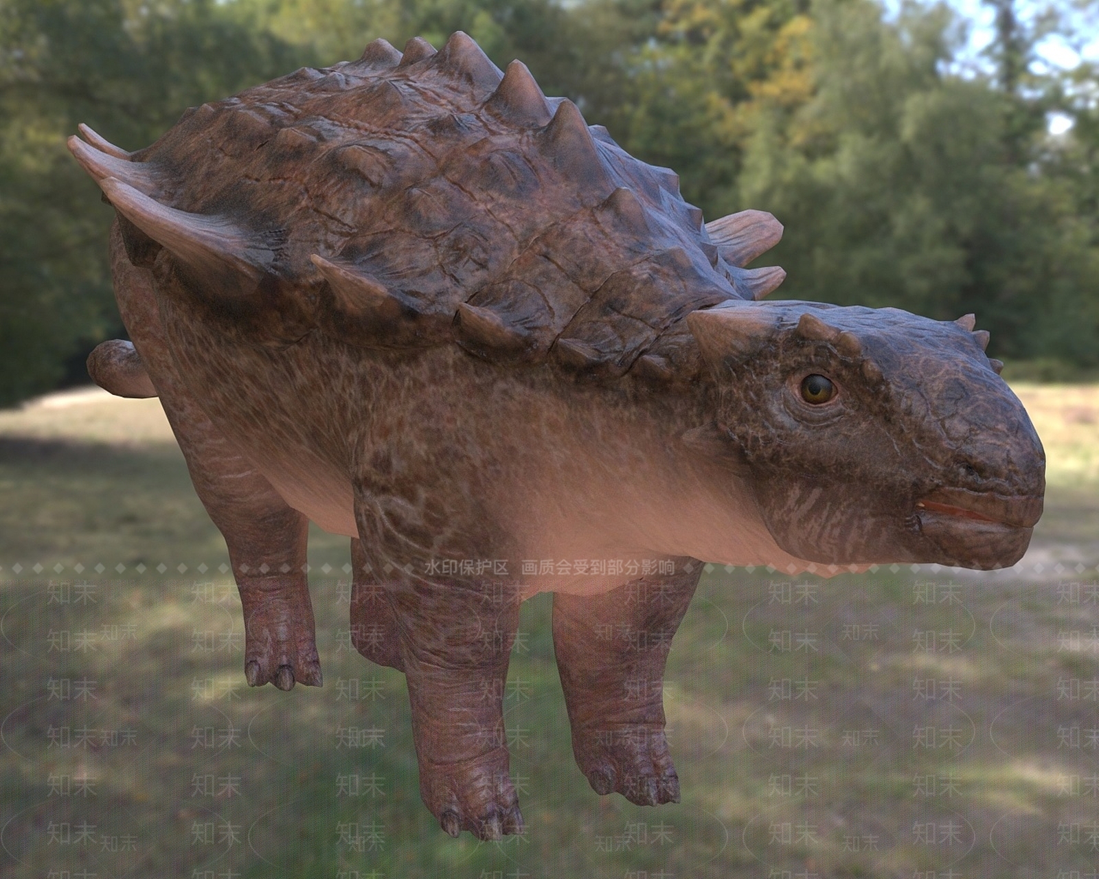 现代爬行类动物3D模型下载【ID:1192147433】