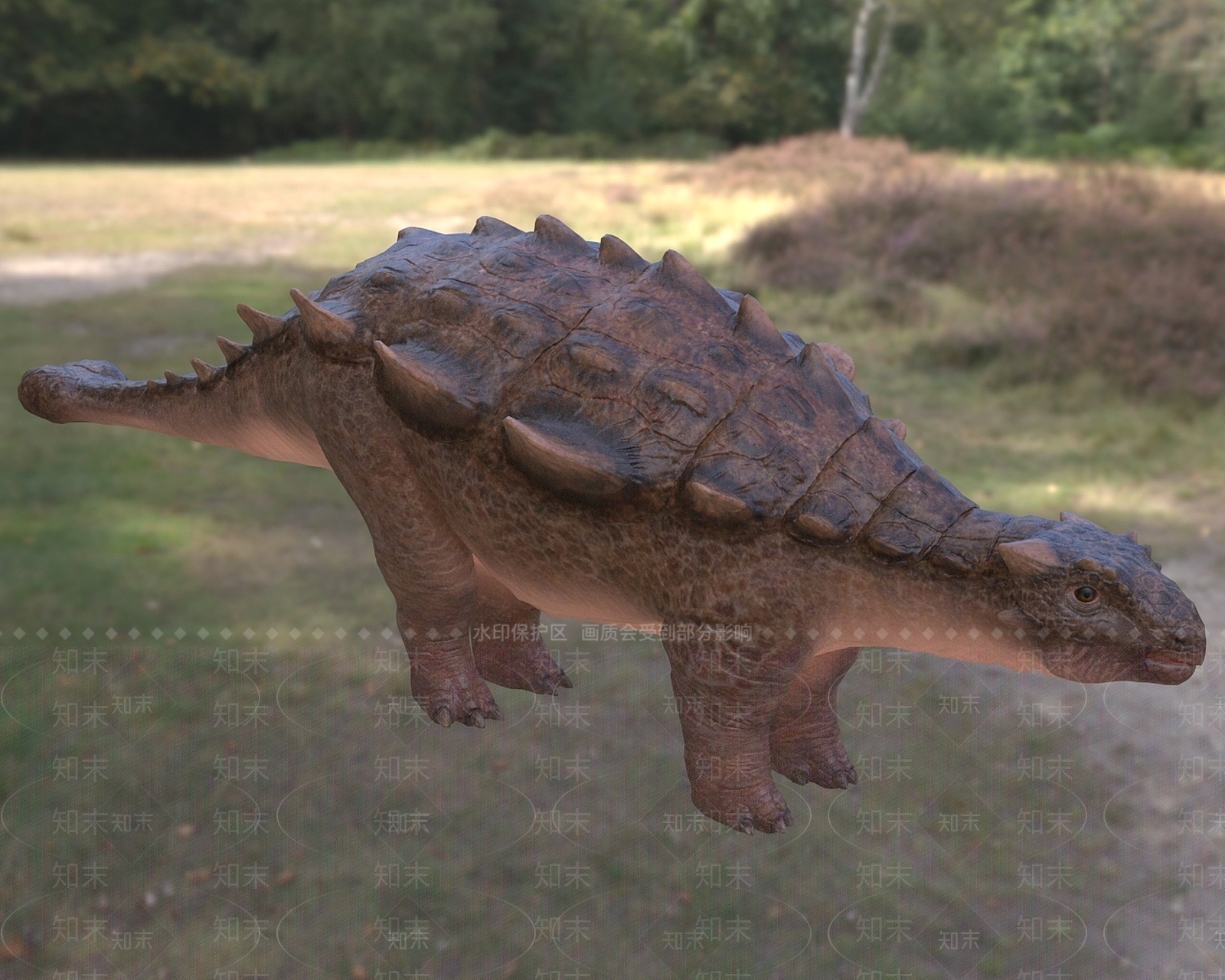 现代爬行类动物3D模型下载【ID:1192147433】