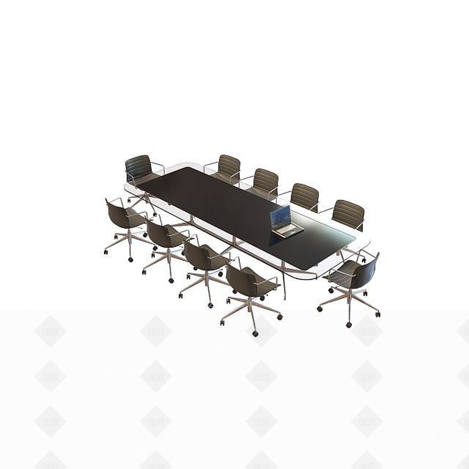 现代书桌椅3D模型下载【ID:1192147651】