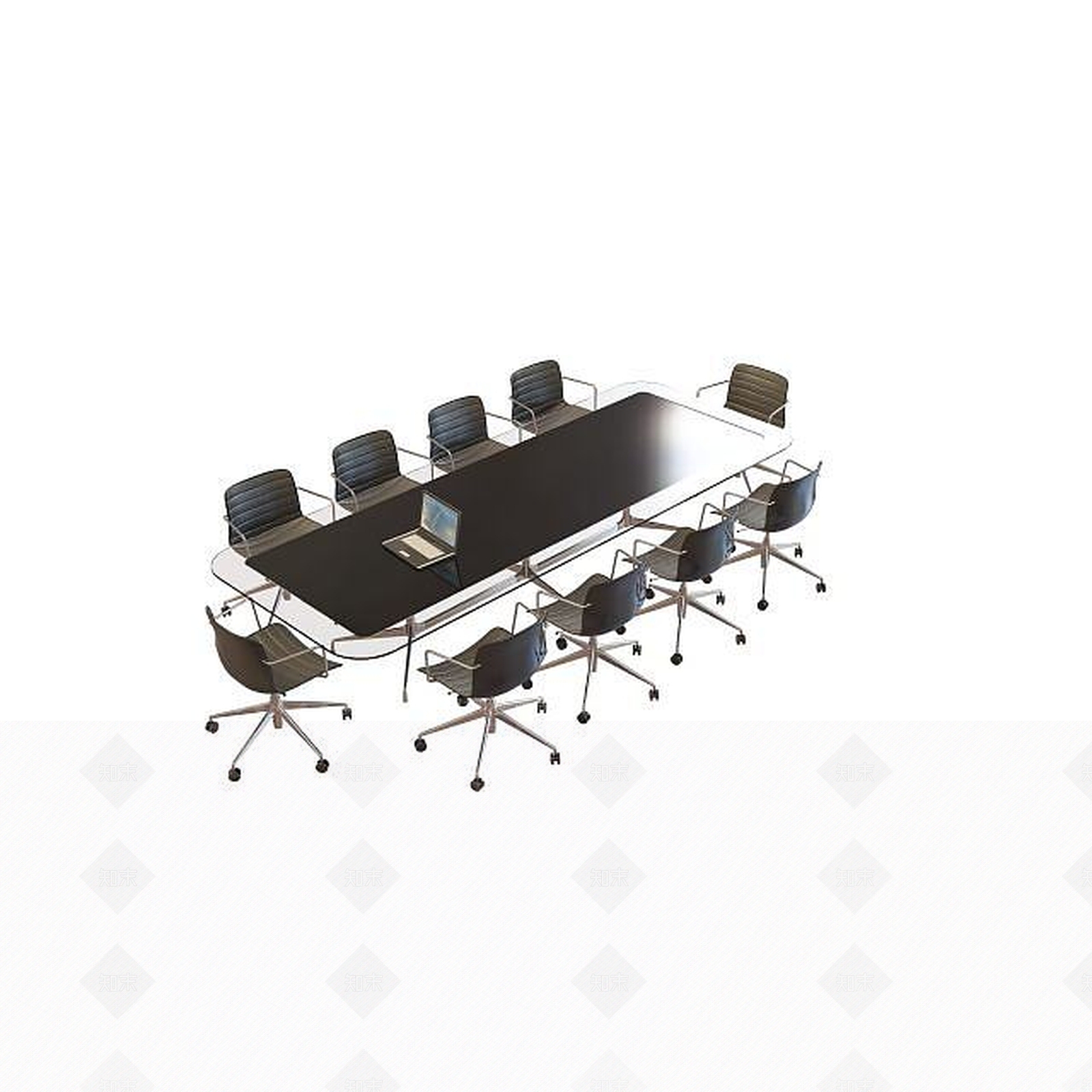 现代书桌椅3D模型下载【ID:1192147651】