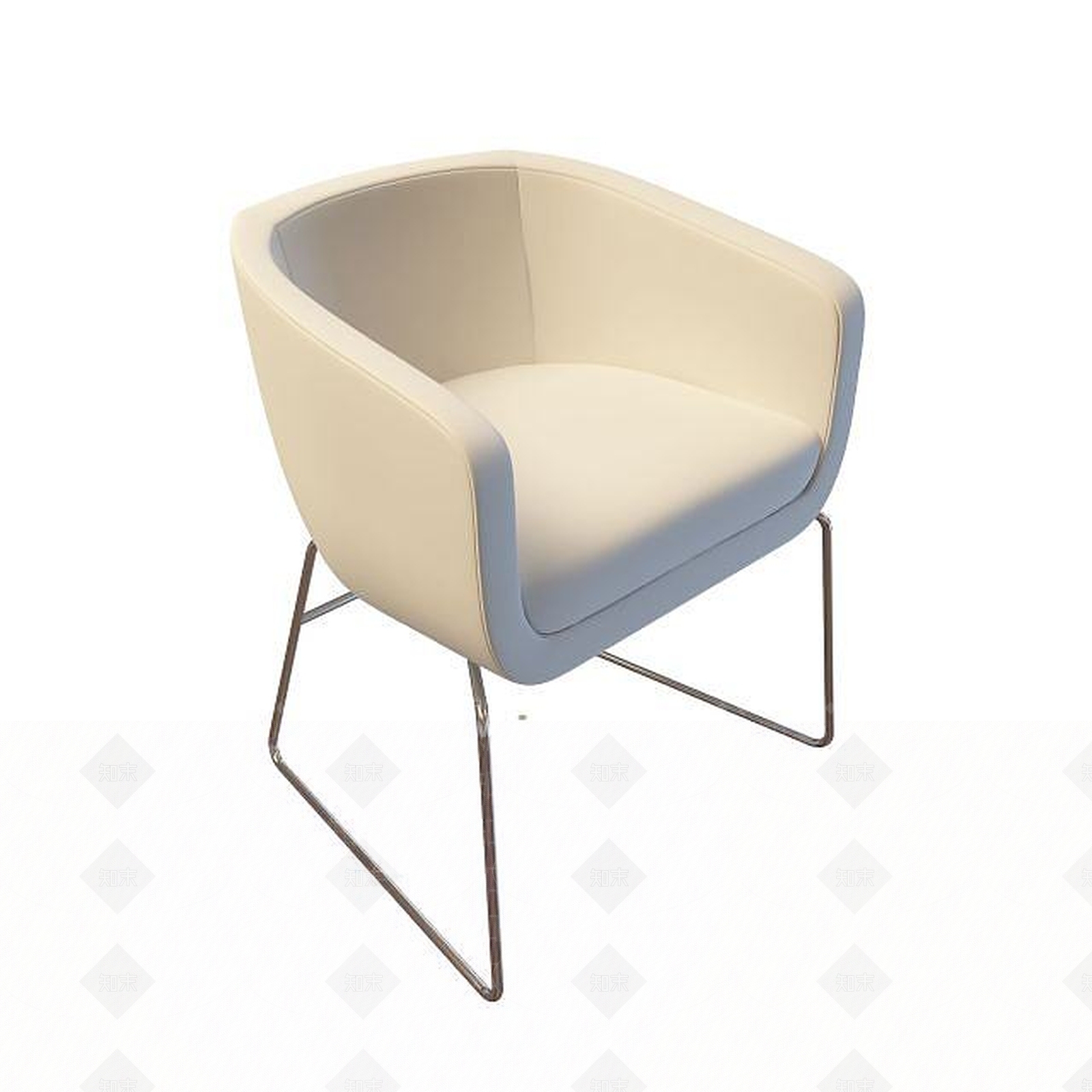 现代休闲椅3D模型下载【ID:1199354537】