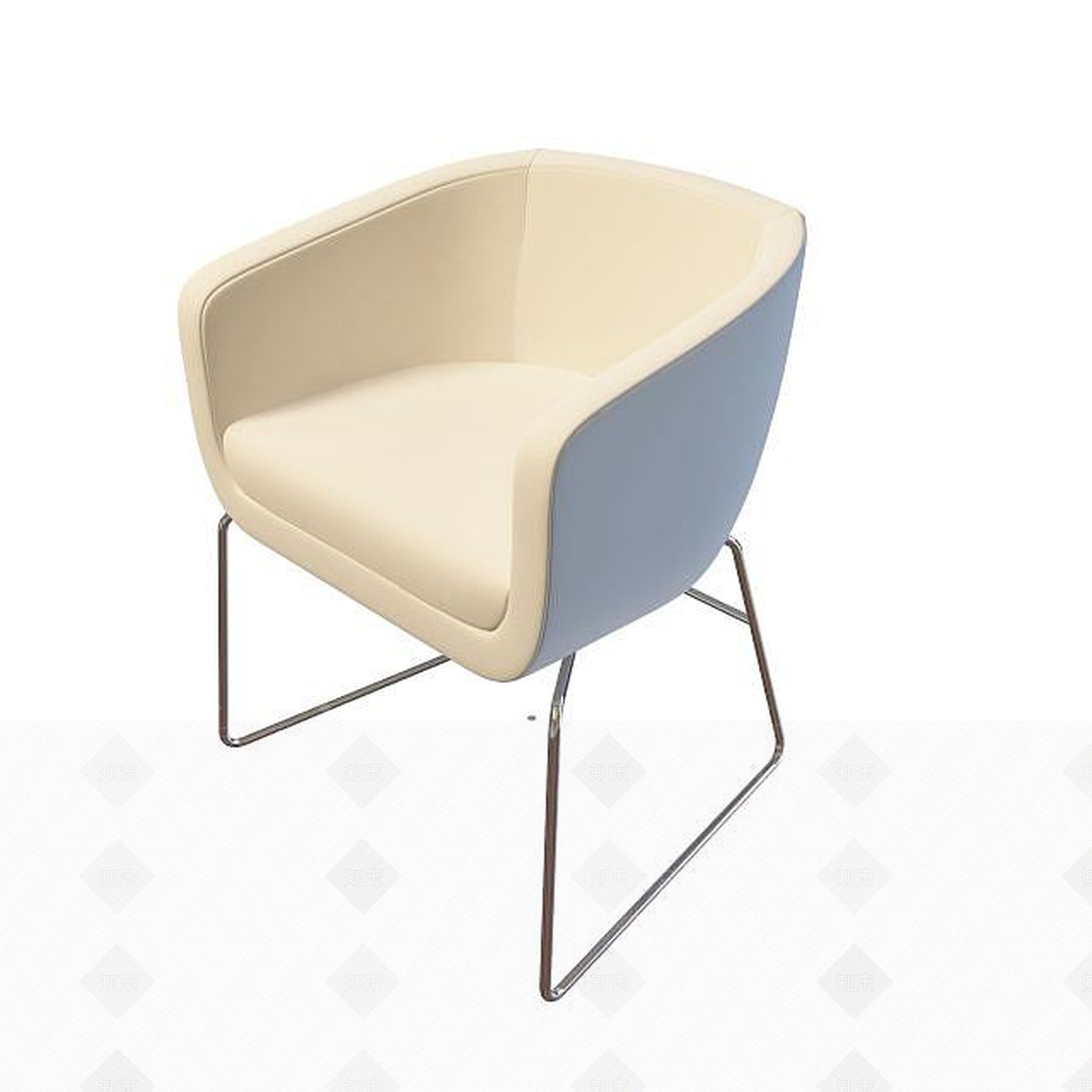现代休闲椅3D模型下载【ID:1199354537】