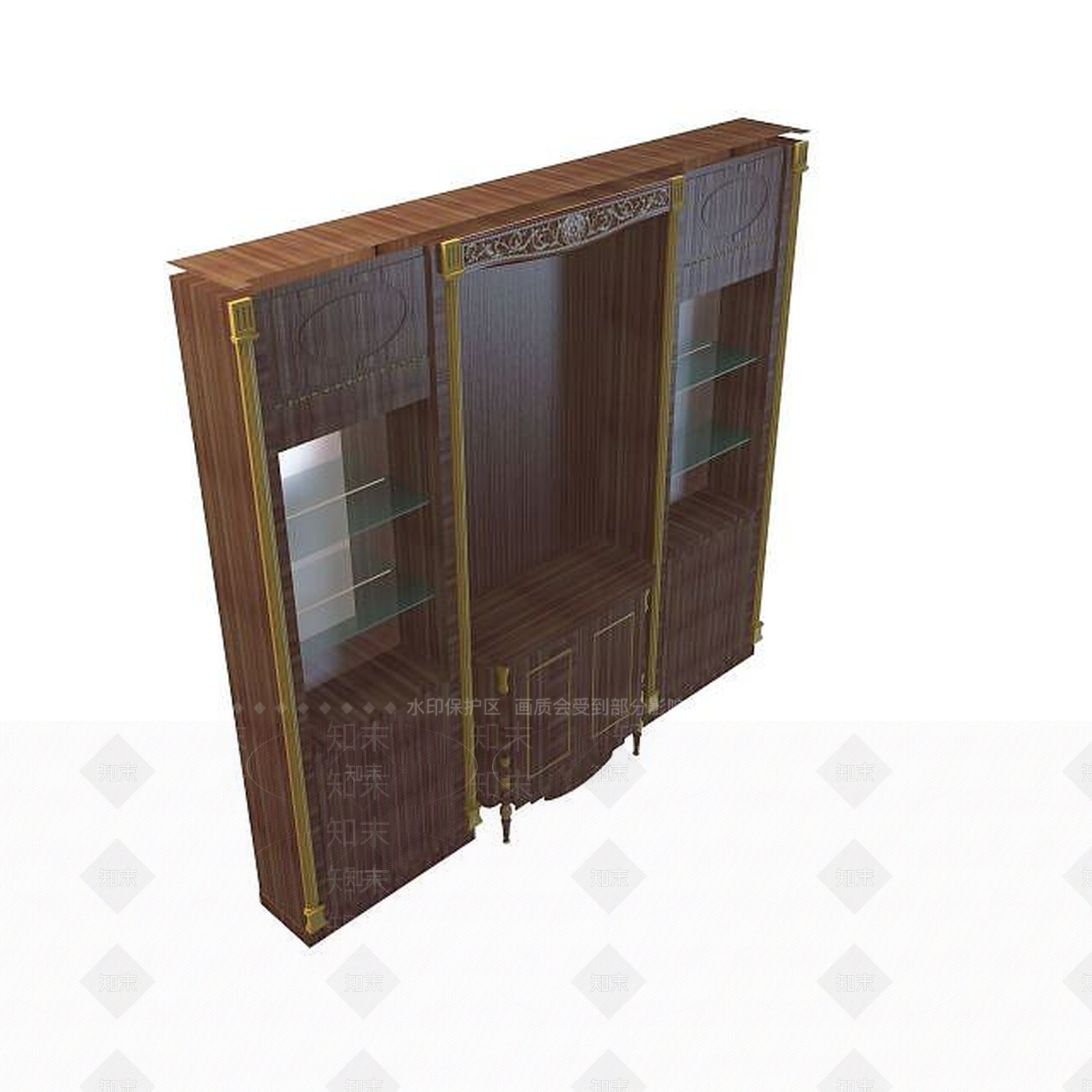 现代衣柜3D模型下载【ID:1192148311】