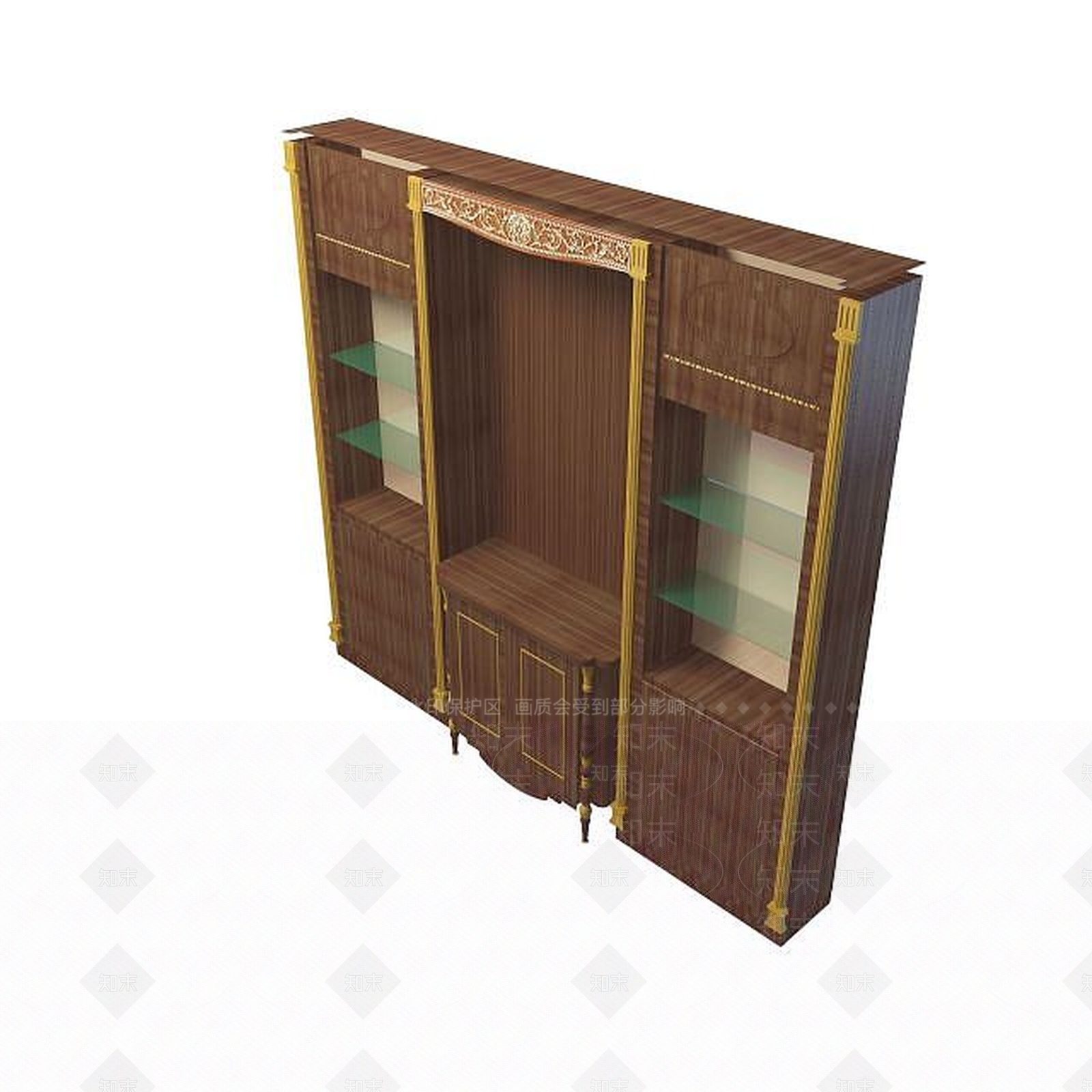 现代衣柜3D模型下载【ID:1192148311】
