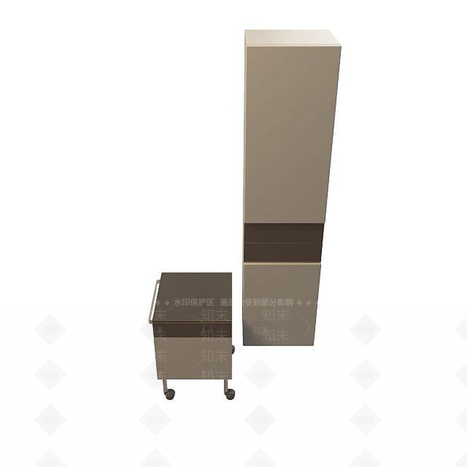 现代衣柜3D模型下载【ID:1199354447】