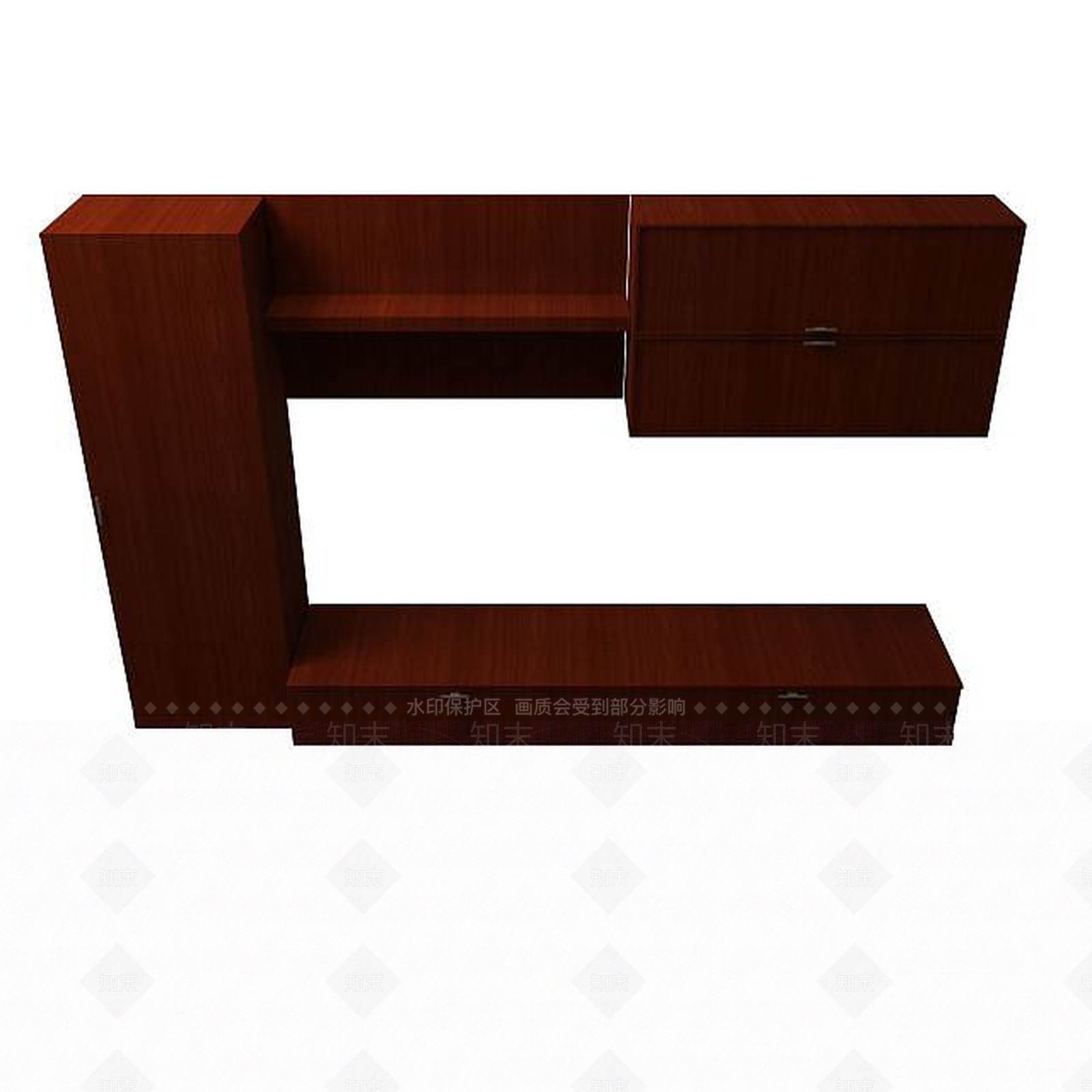现代衣柜3D模型下载【ID:1192149069】