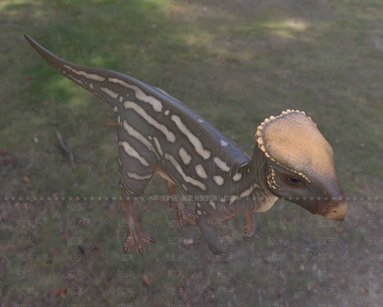 现代爬行类动物3D模型下载【ID:1192149362】