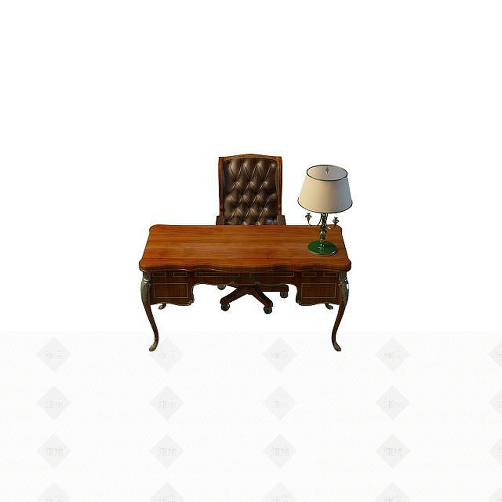 现代书桌椅3D模型下载【ID:1192149769】