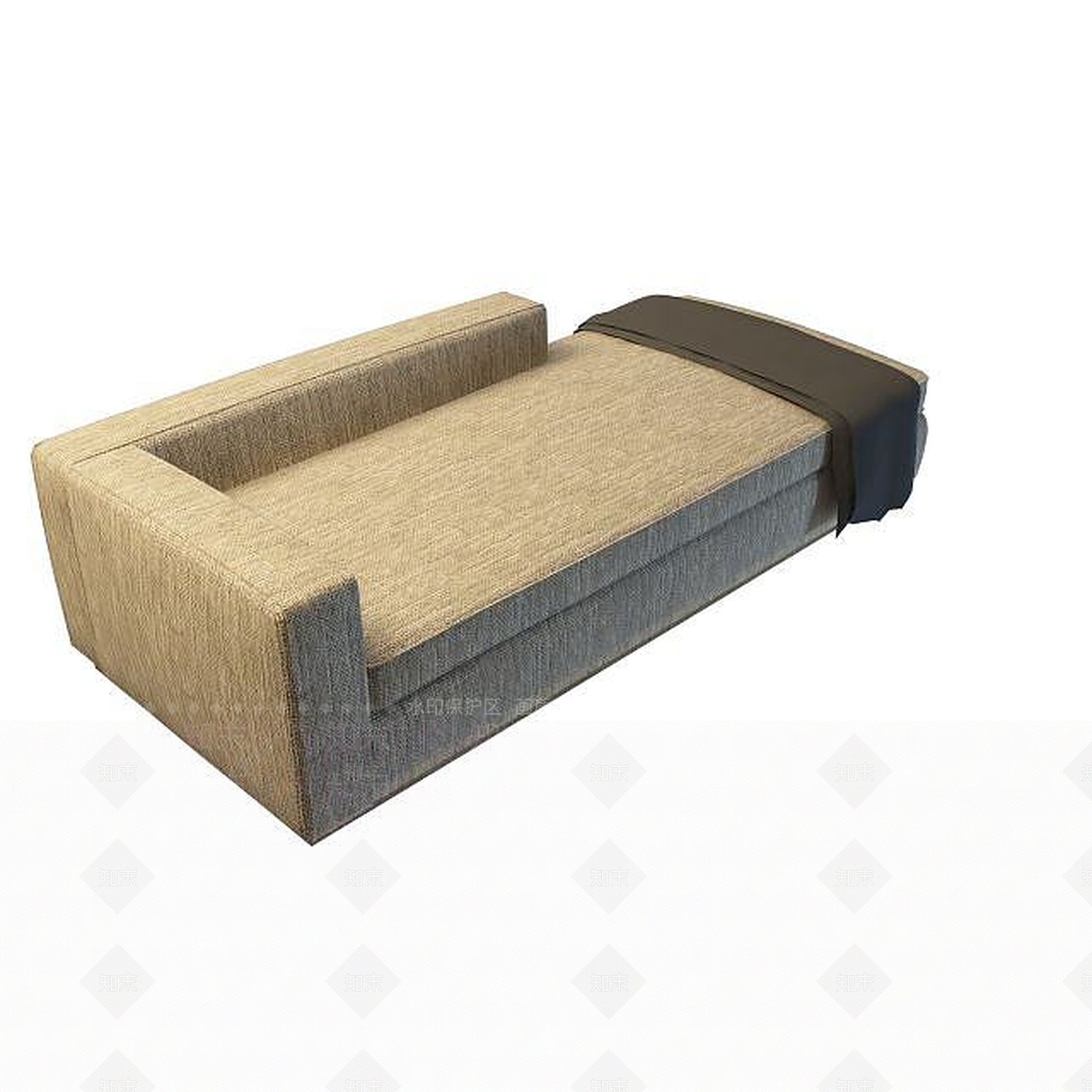 现代双人沙发3D模型下载【ID:1192150010】