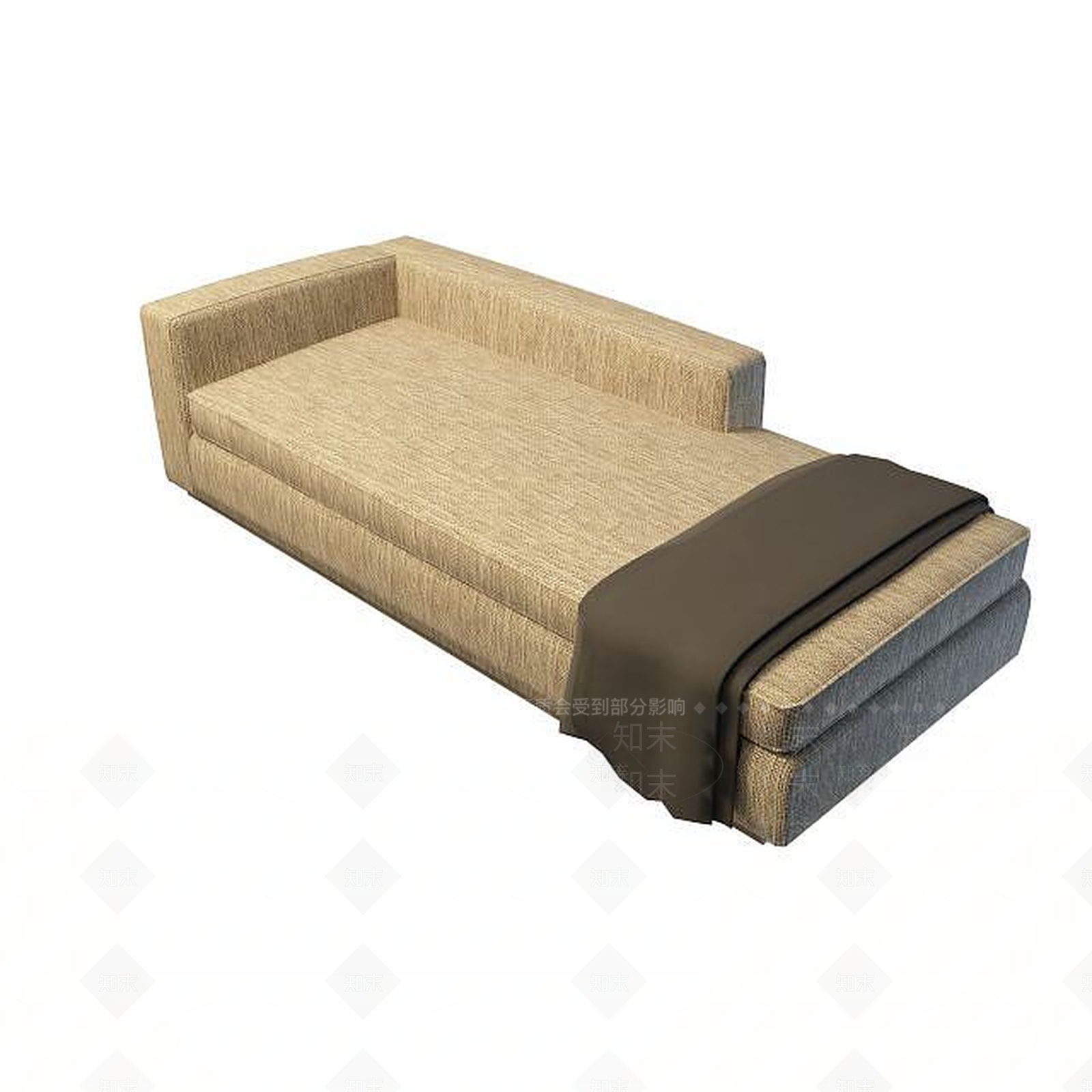 现代双人沙发3D模型下载【ID:1192150010】