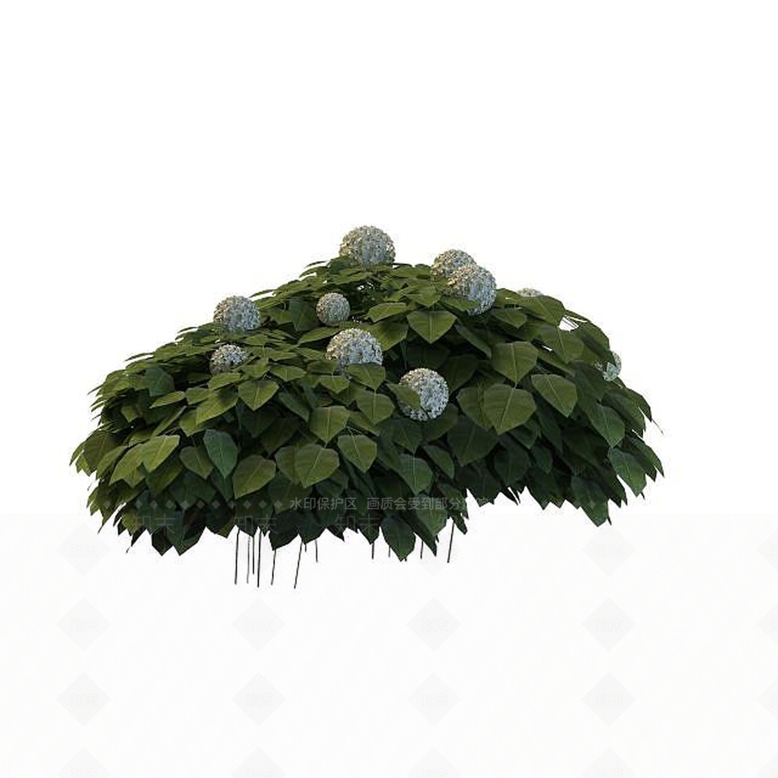 现代灌木3D模型下载【ID:1192150254】