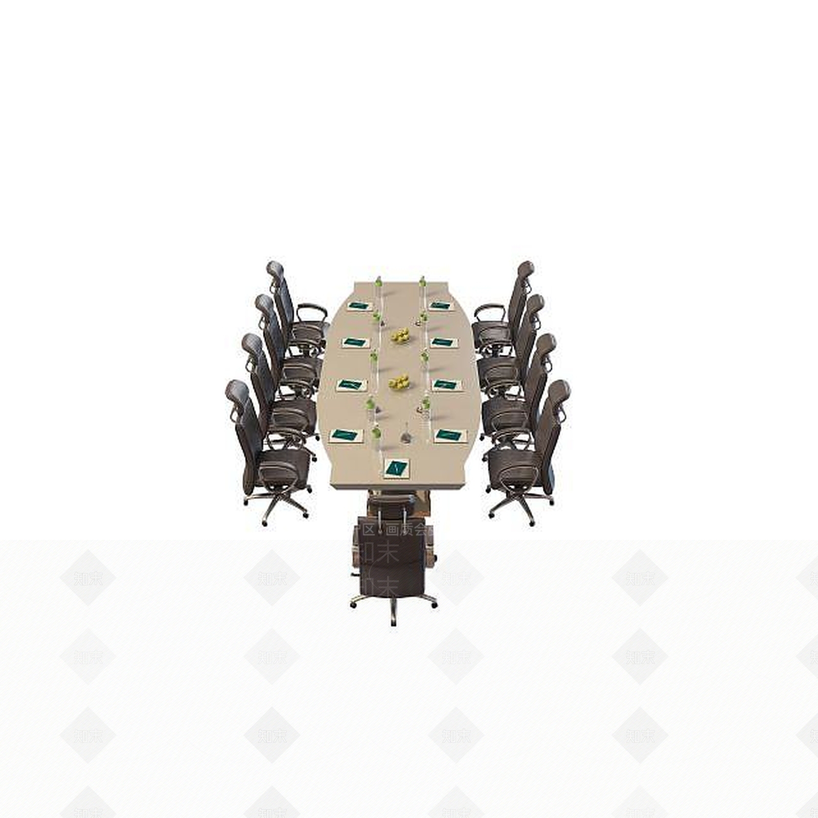 现代书桌椅3D模型下载【ID:1192150418】