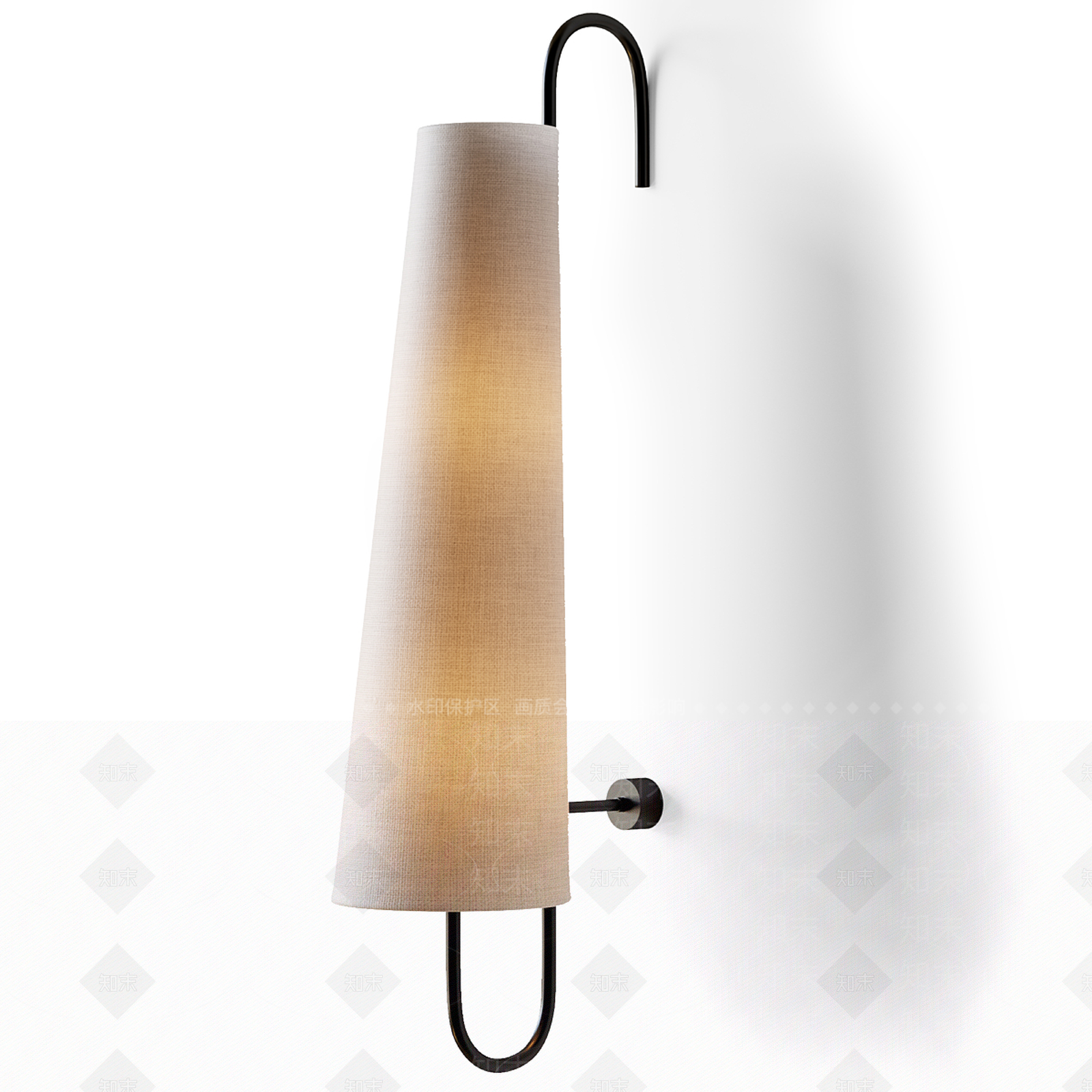 新中式日式壁灯3D模型下载【ID:1192154668】