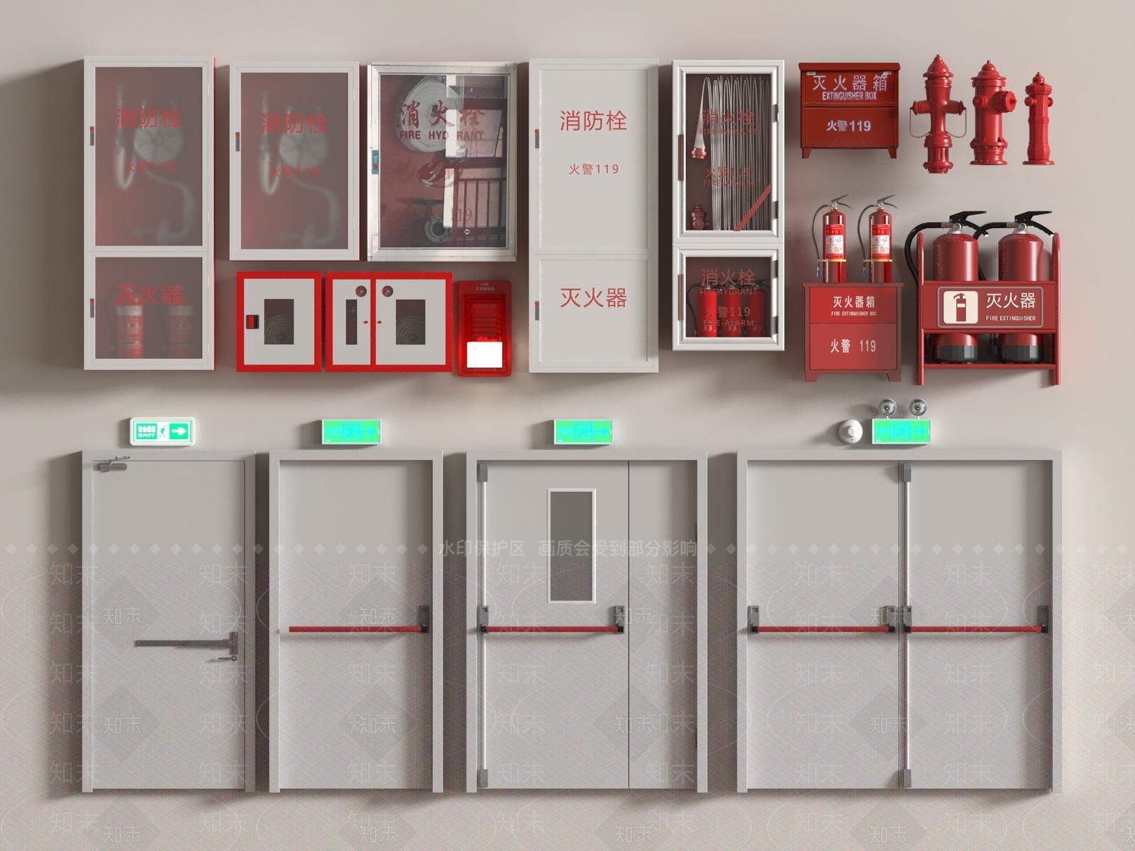 公用器材3D模型下载【ID:1192157889】