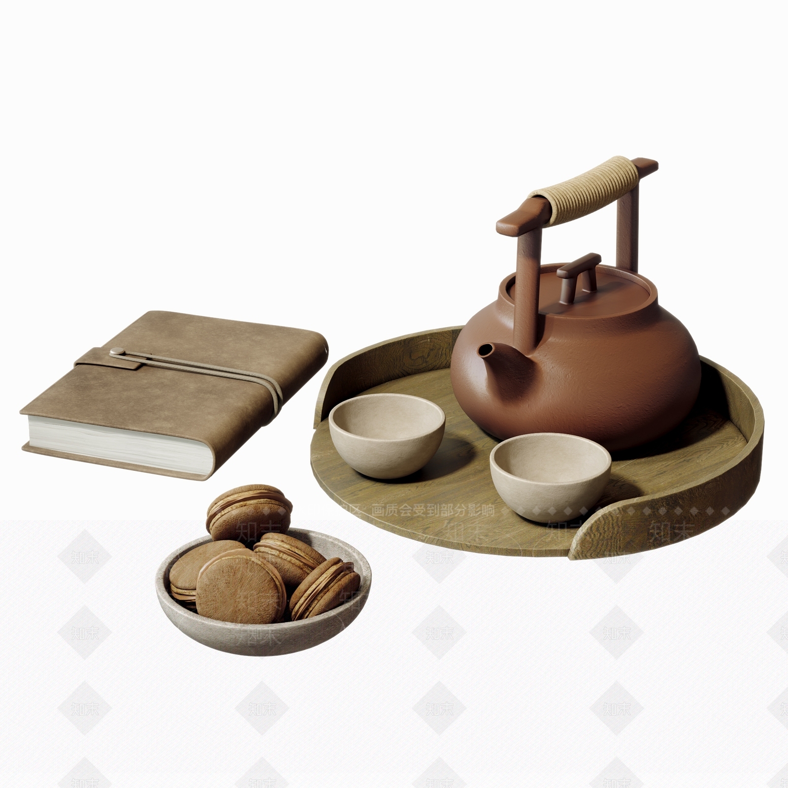 茶具3D模型下载【ID:1192162500】