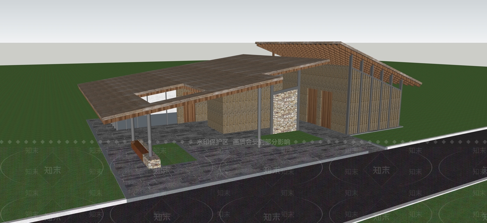 现代公共卫生间SU模型下载【ID:1192164639】