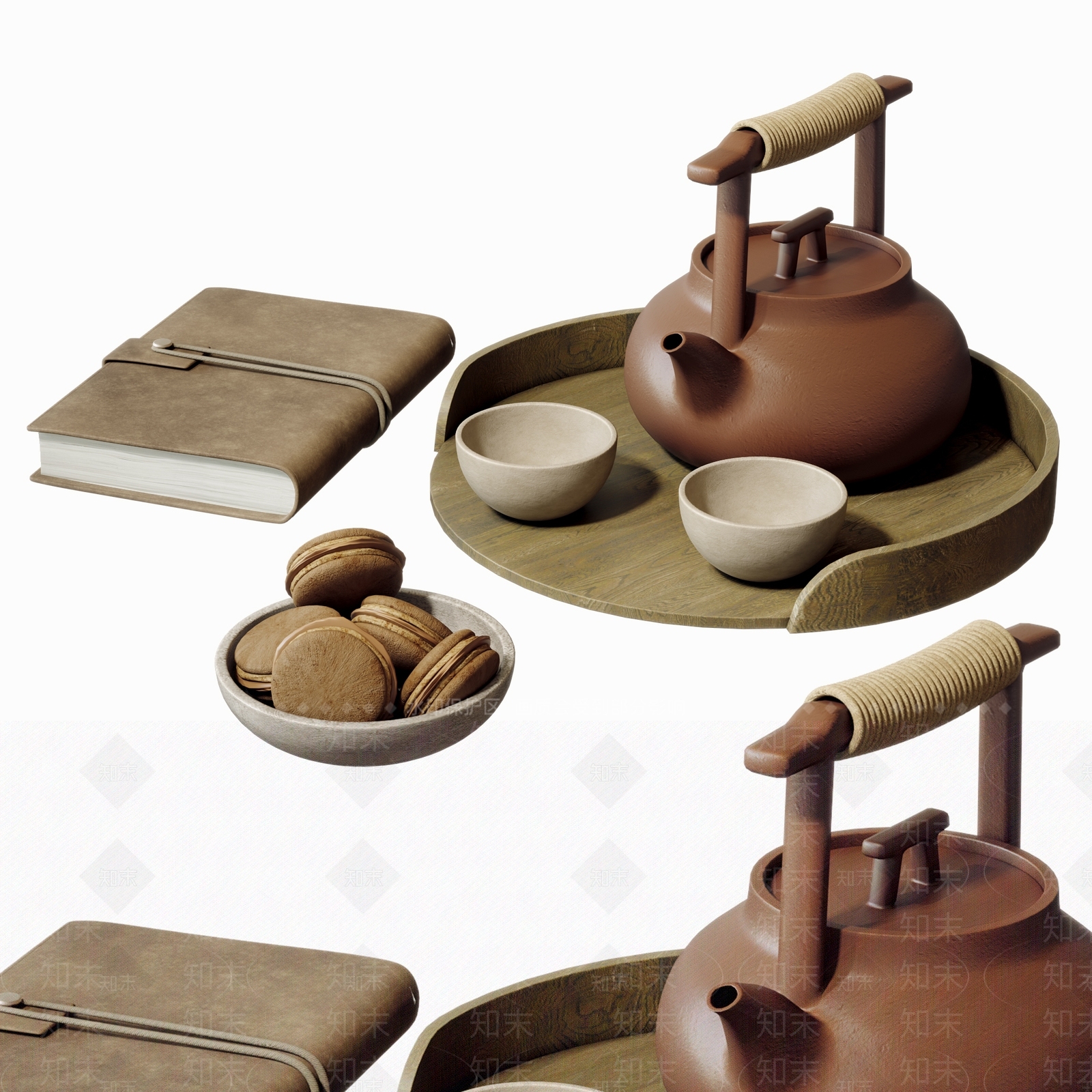 茶具SU模型下载【ID:1192165430】