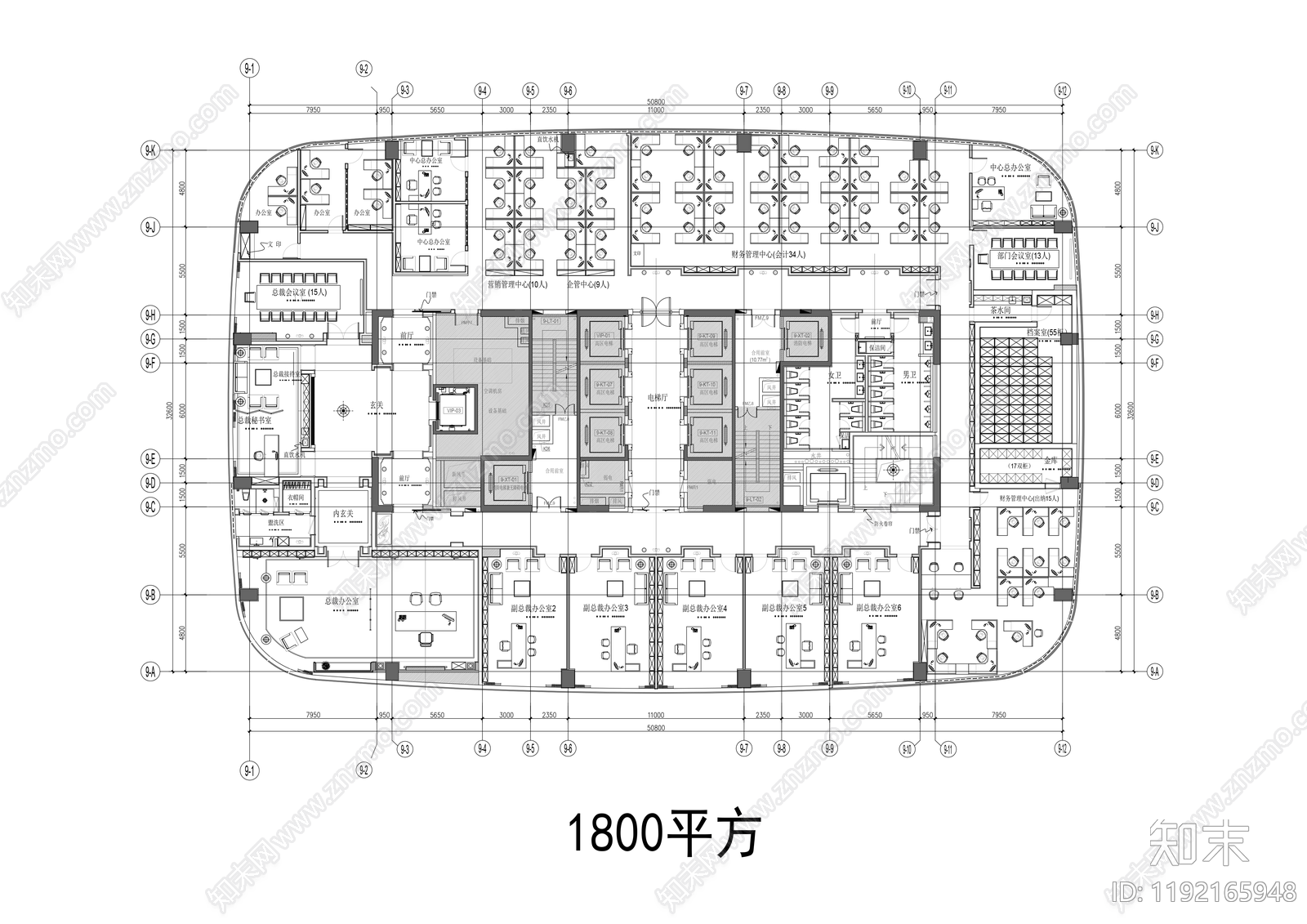 其他办公空间cad施工图下载【ID:1192165948】