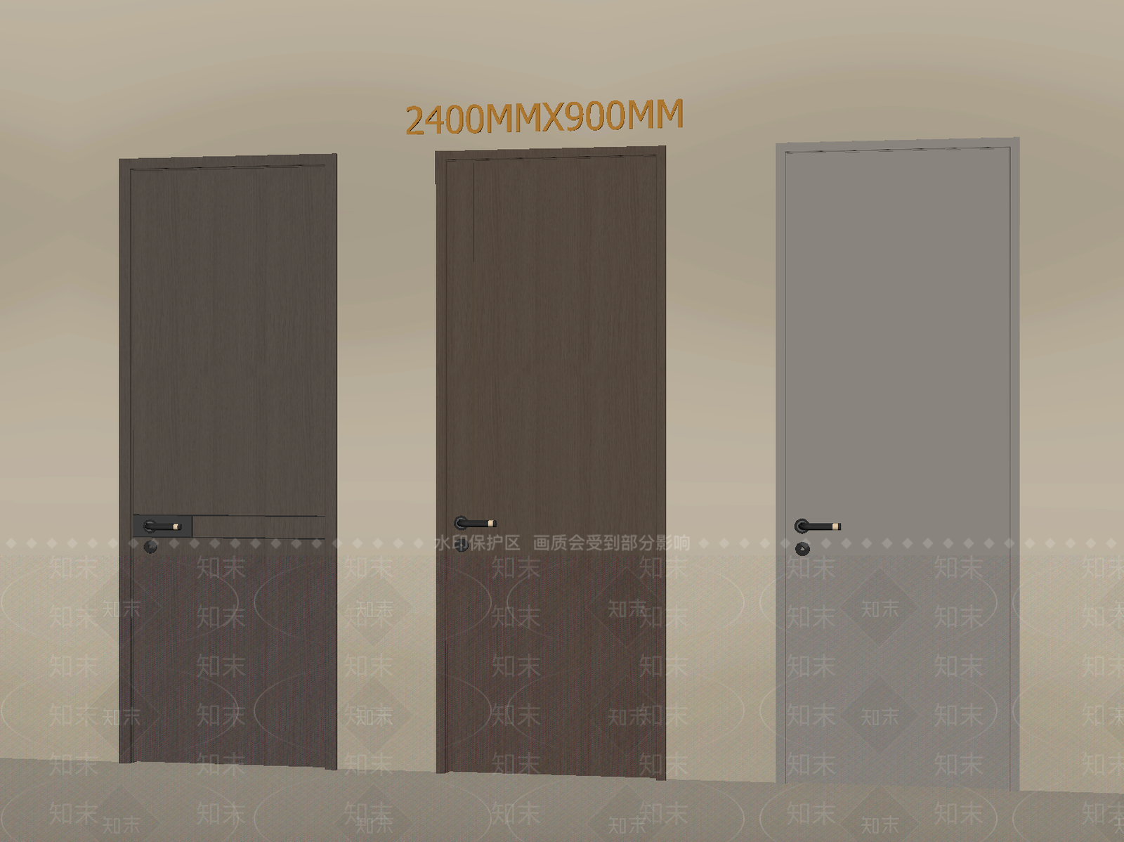 现代中古单开门SU模型下载【ID:1192166800】