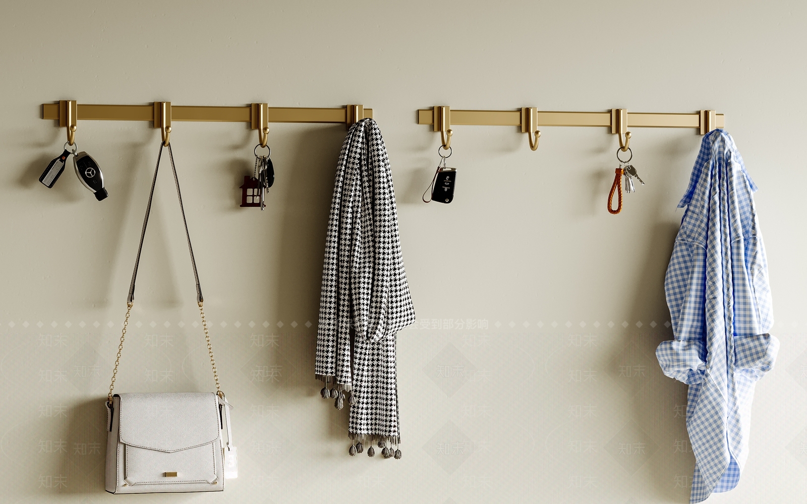 现代简约挂钩SU模型下载【ID:1192171395】