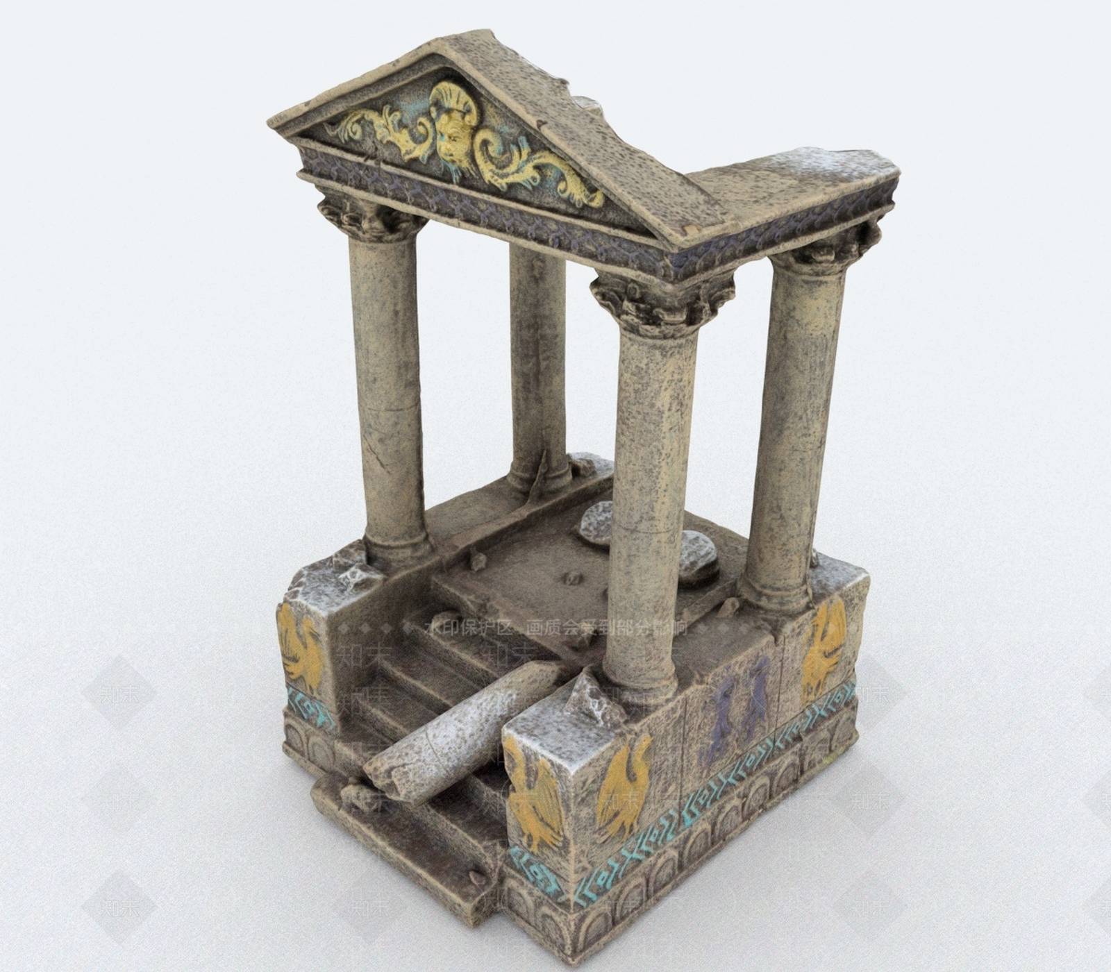 复古其他文体建筑3D模型下载【ID:1192902587】