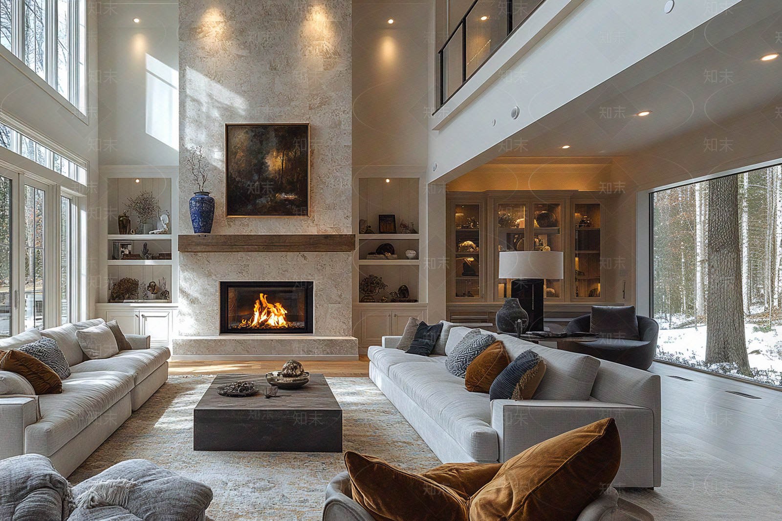 现代客厅贴图下载【ID:1192172899】