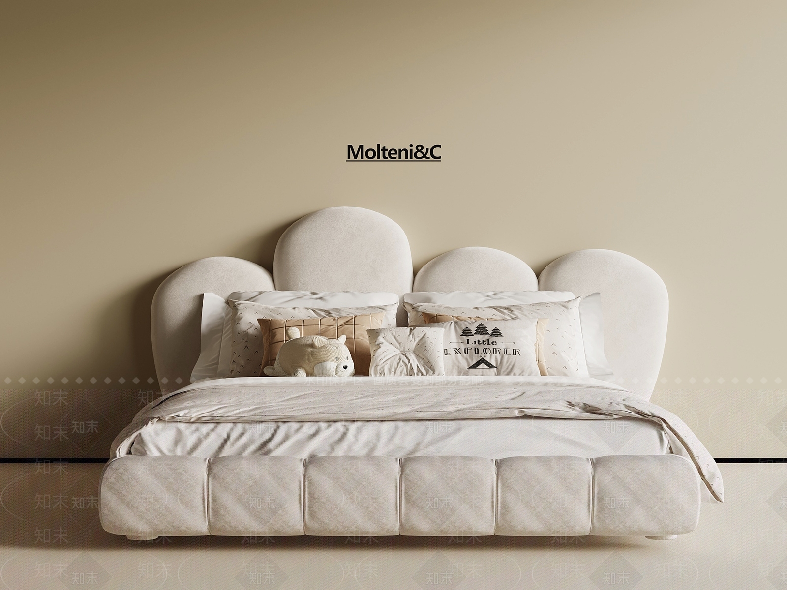 现代儿童床SU模型下载【ID:1192173217】