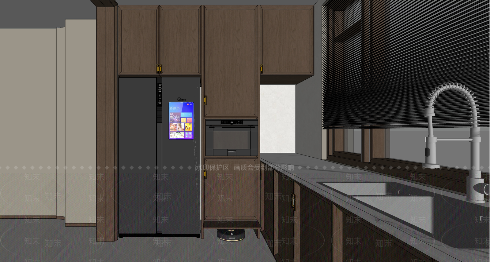 厨房用品组合SU模型下载【ID:1192177832】