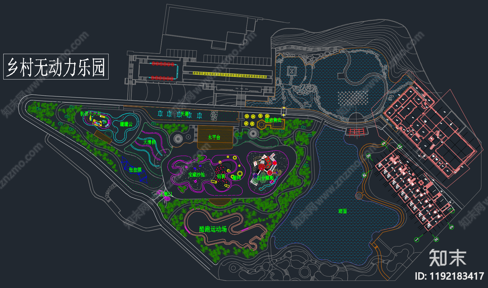 儿童公园施工图下载【ID:1192183417】