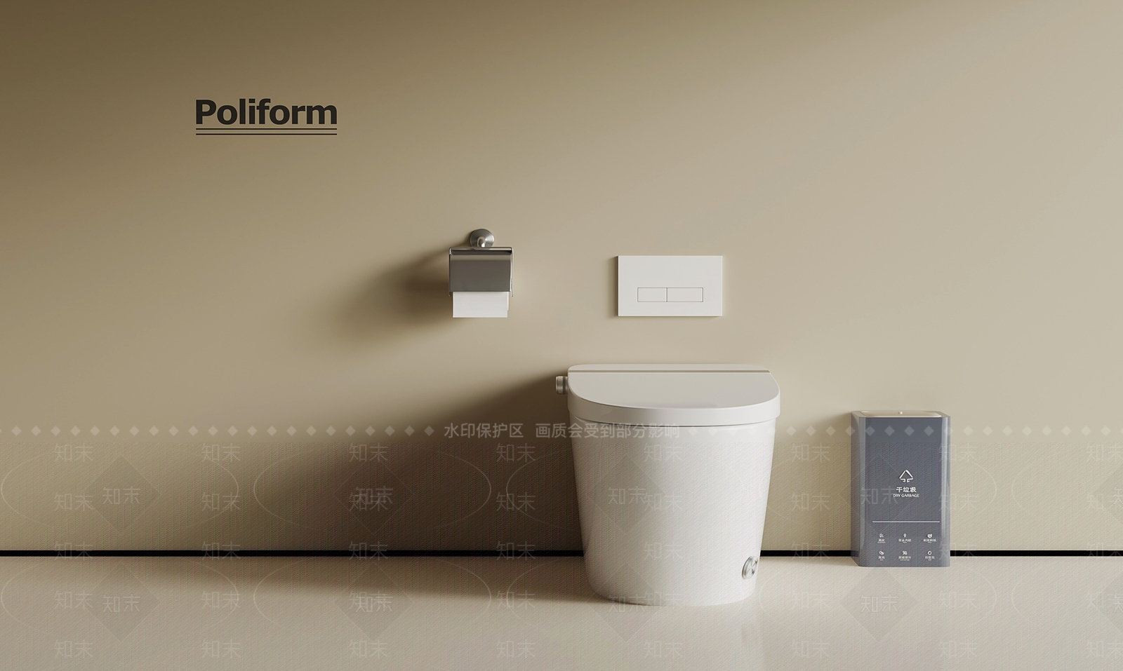 马桶3D模型下载【ID:1192188515】