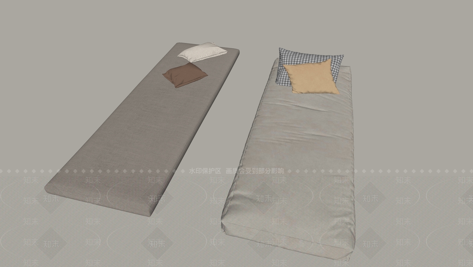 坐垫SU模型下载【ID:1192197584】