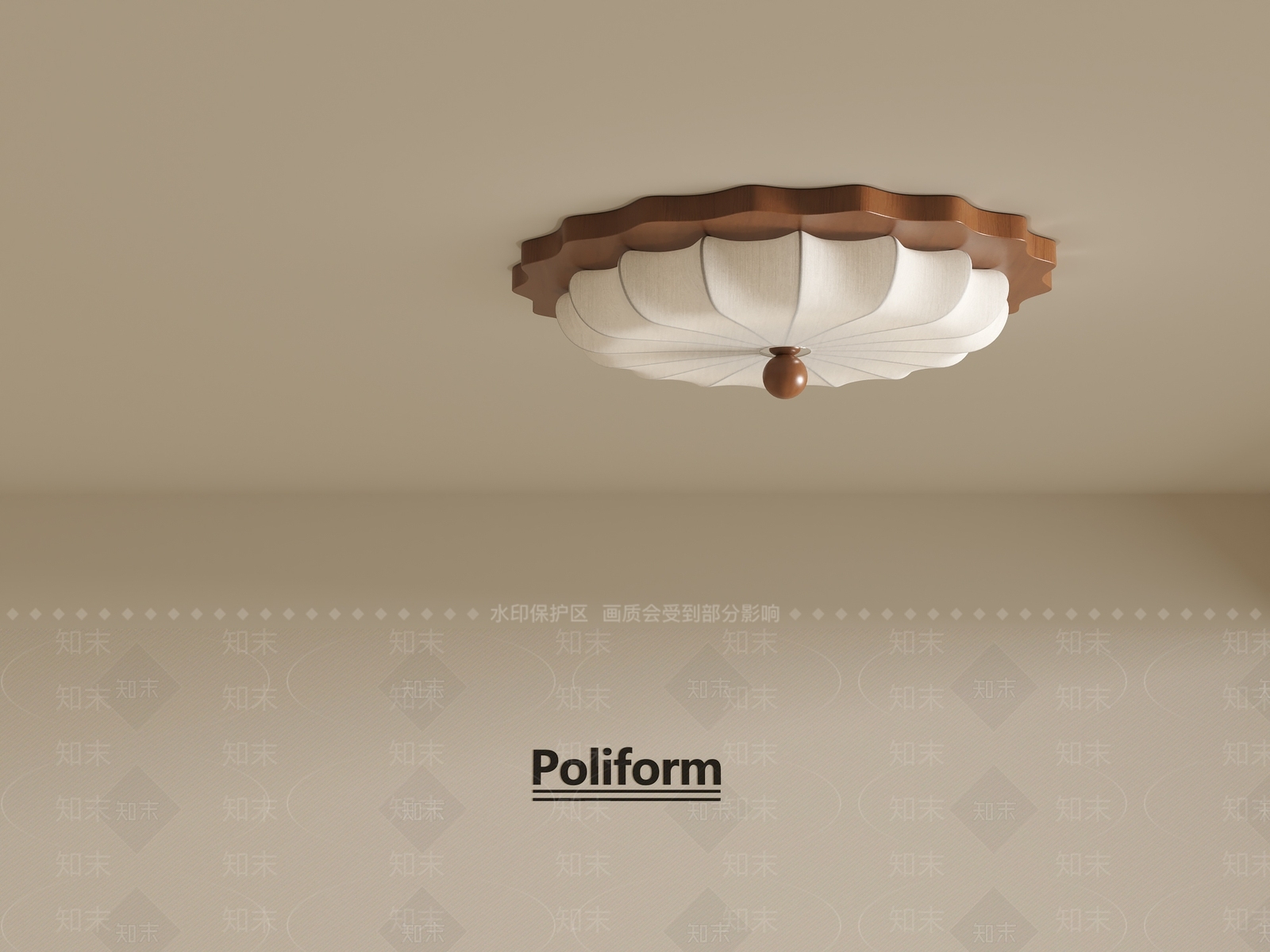 中古吸顶灯SU模型下载【ID:1192199010】