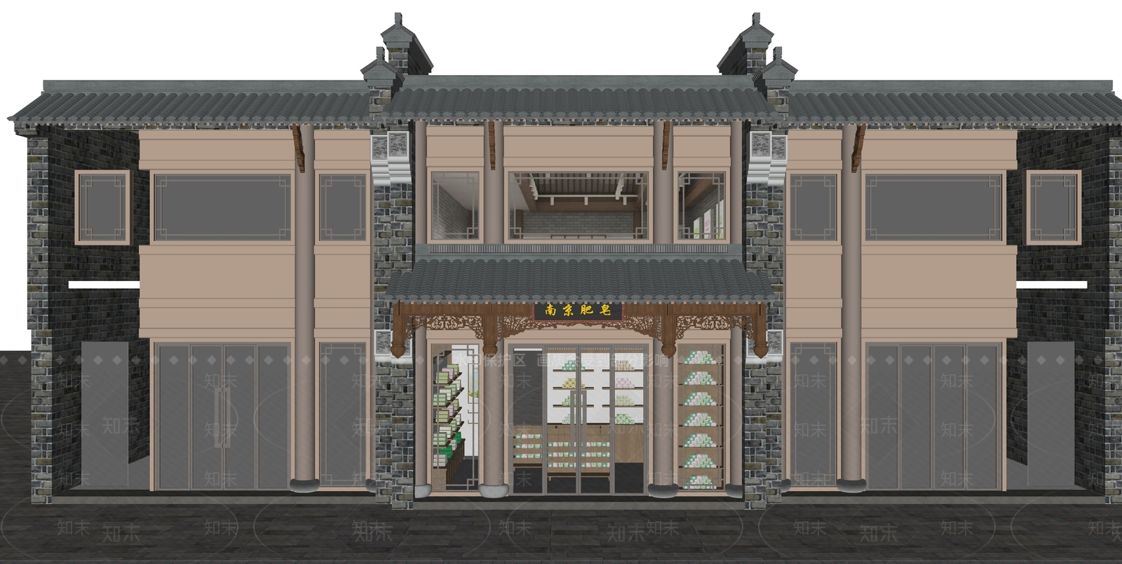 现代其他店铺SU模型下载【ID:1192210384】