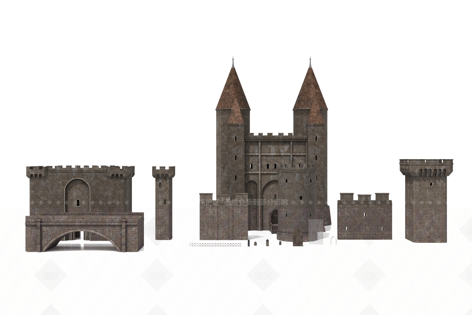 现代艺术风格建筑3D模型下载【ID:1192211794】