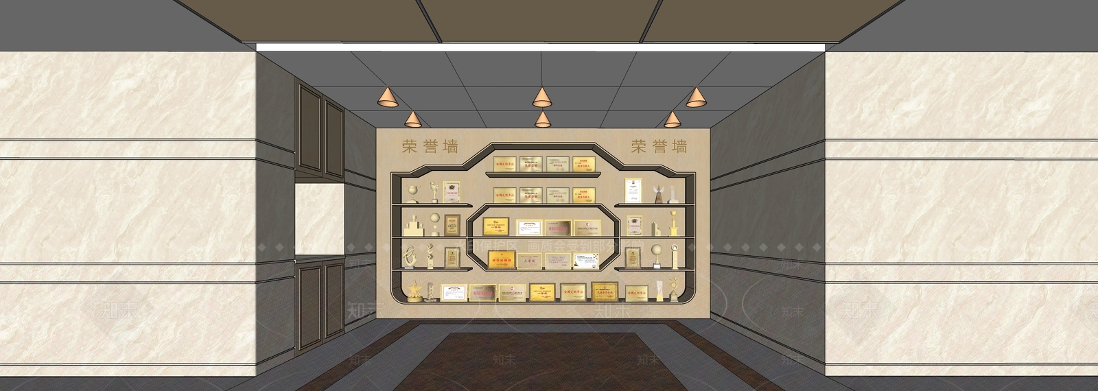 现代其他办公区域SU模型下载【ID:1192212108】
