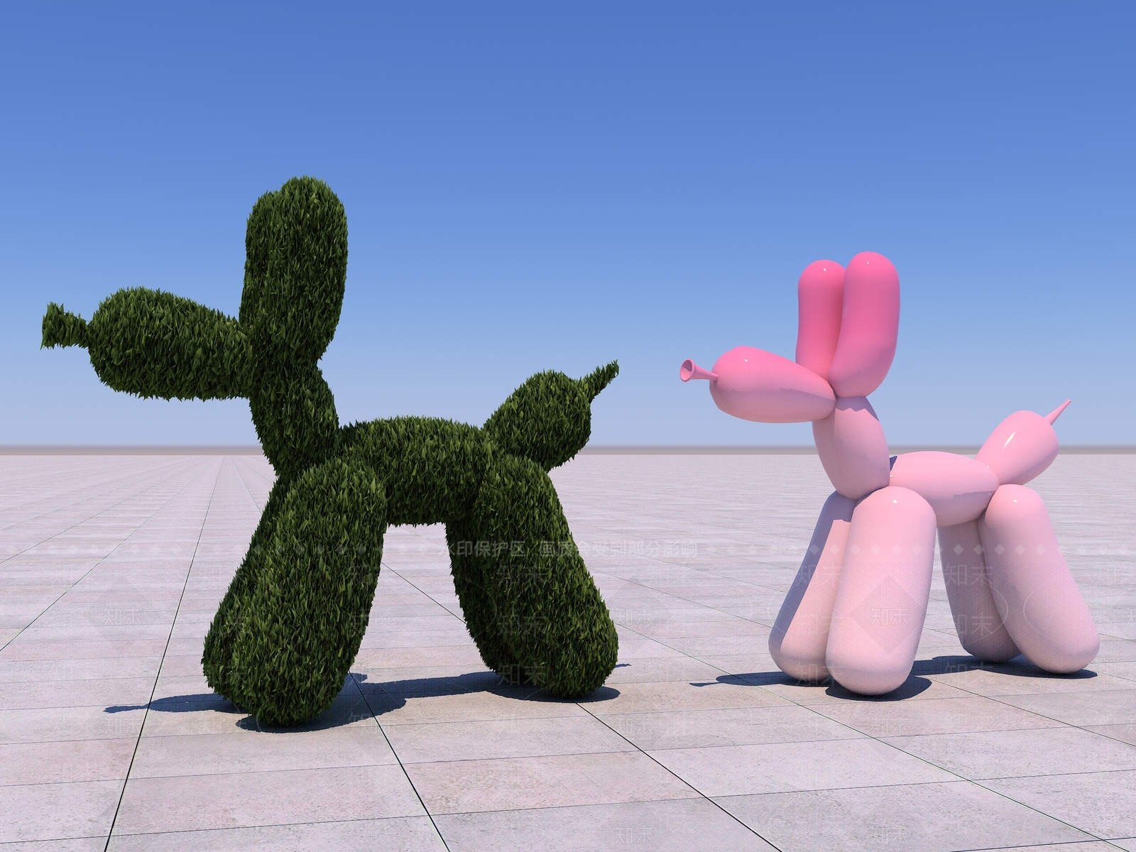 现代美陈3D模型下载【ID:1192213379】